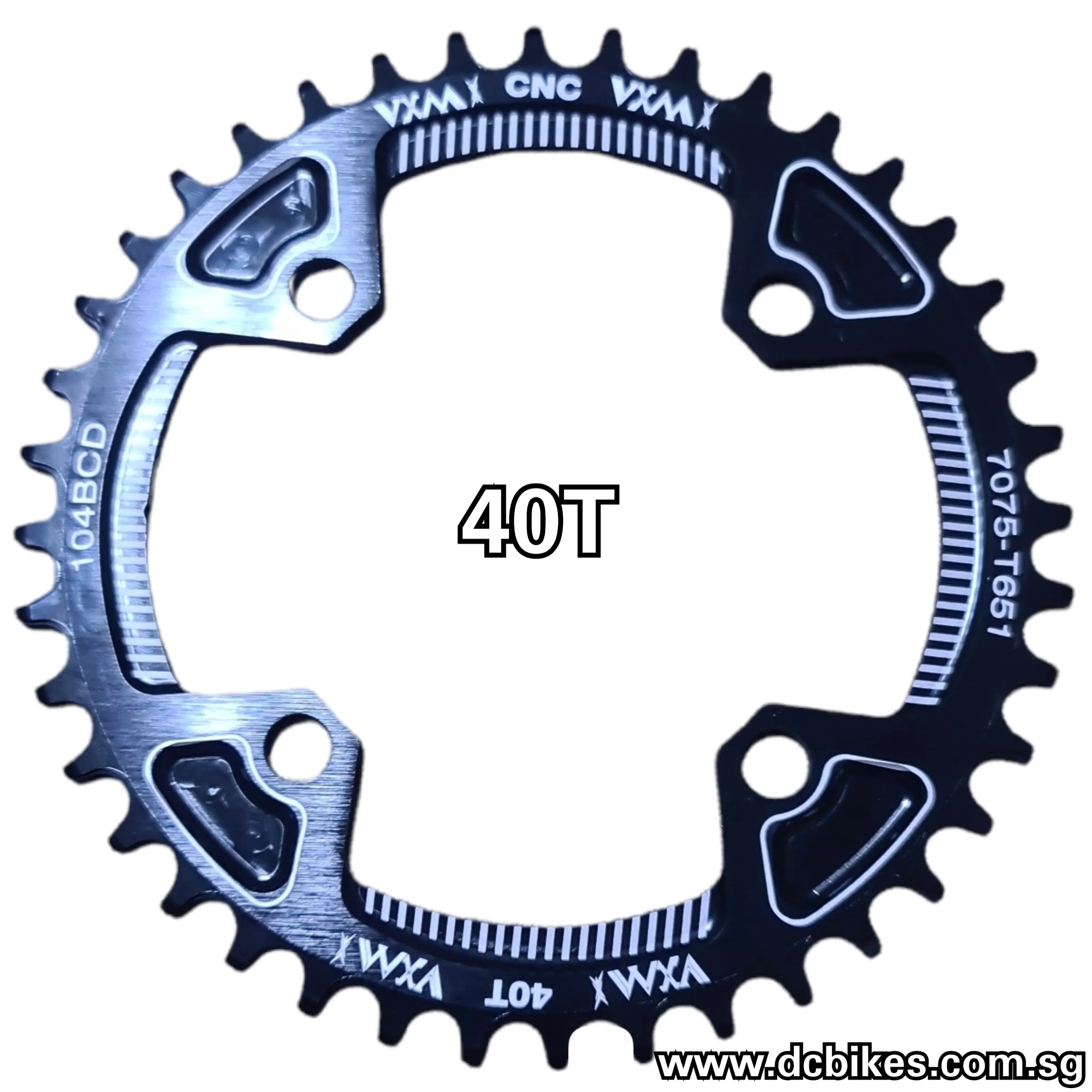 104Bcd 40T | 42T | 44T | 46T | 48T | 50T | 52T Round Single Speed Narrow Wide Chain Ring