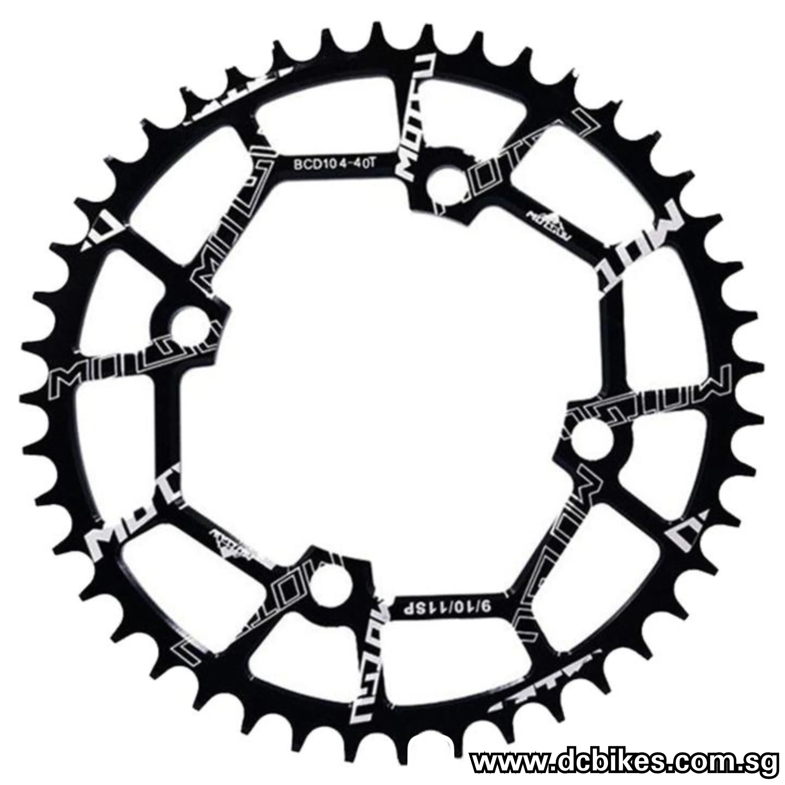 104Bcd 40T | 42T | 44T | 46T | 48T | 50T | 52T Round Single Speed Narrow Wide Chain Ring