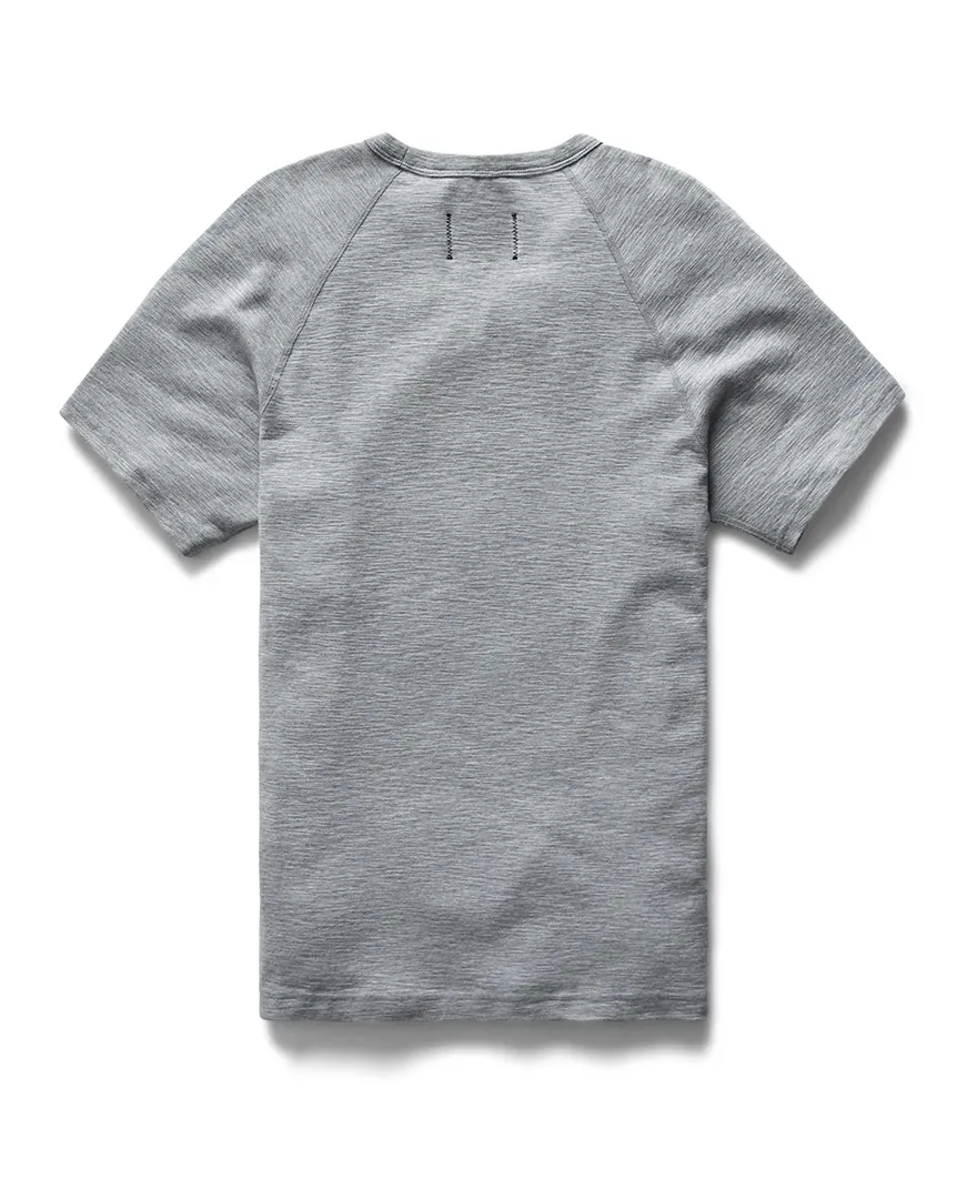 1X1 Slub T-Shirt Heather Grey
