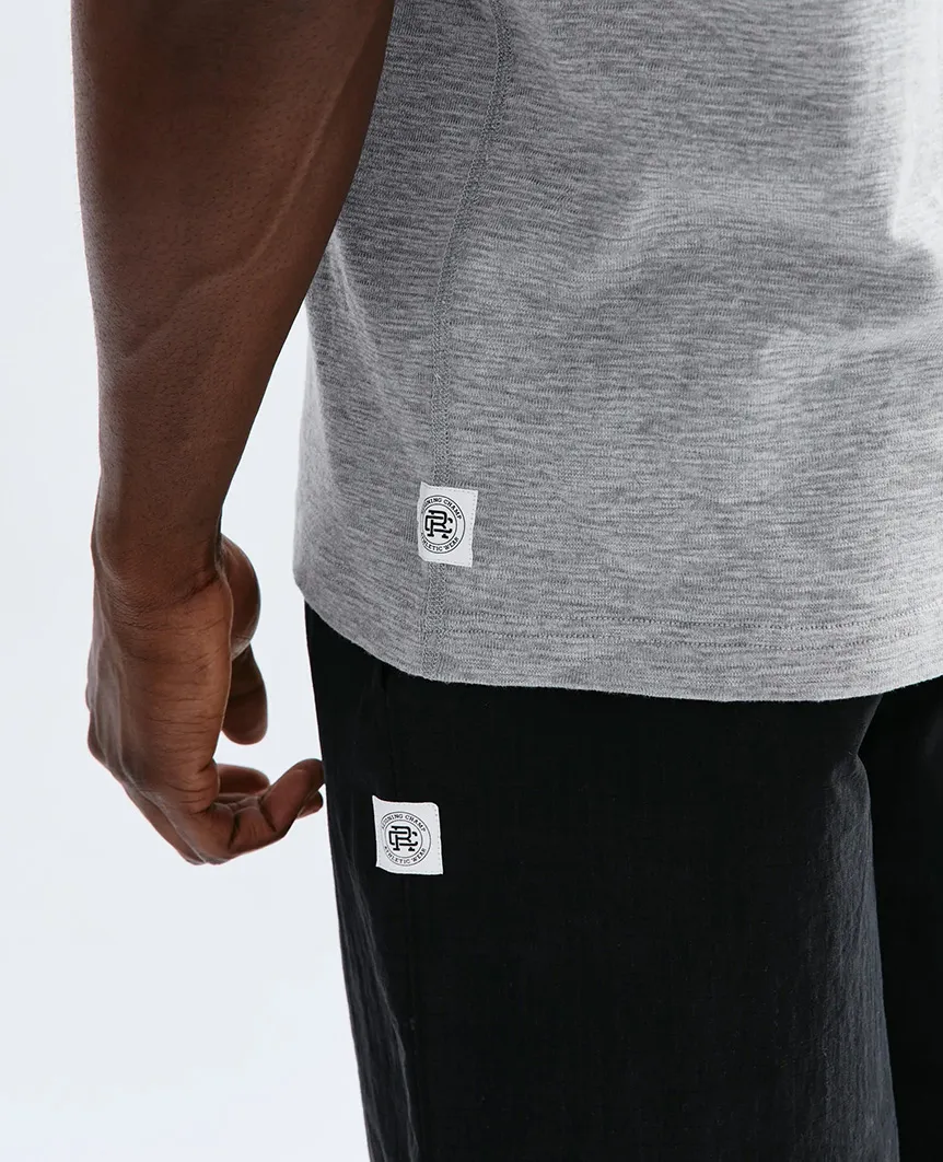 1X1 Slub T-Shirt Heather Grey