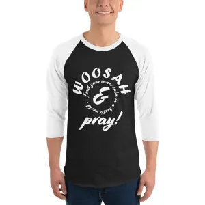 3/4 sleeve raglan shirt