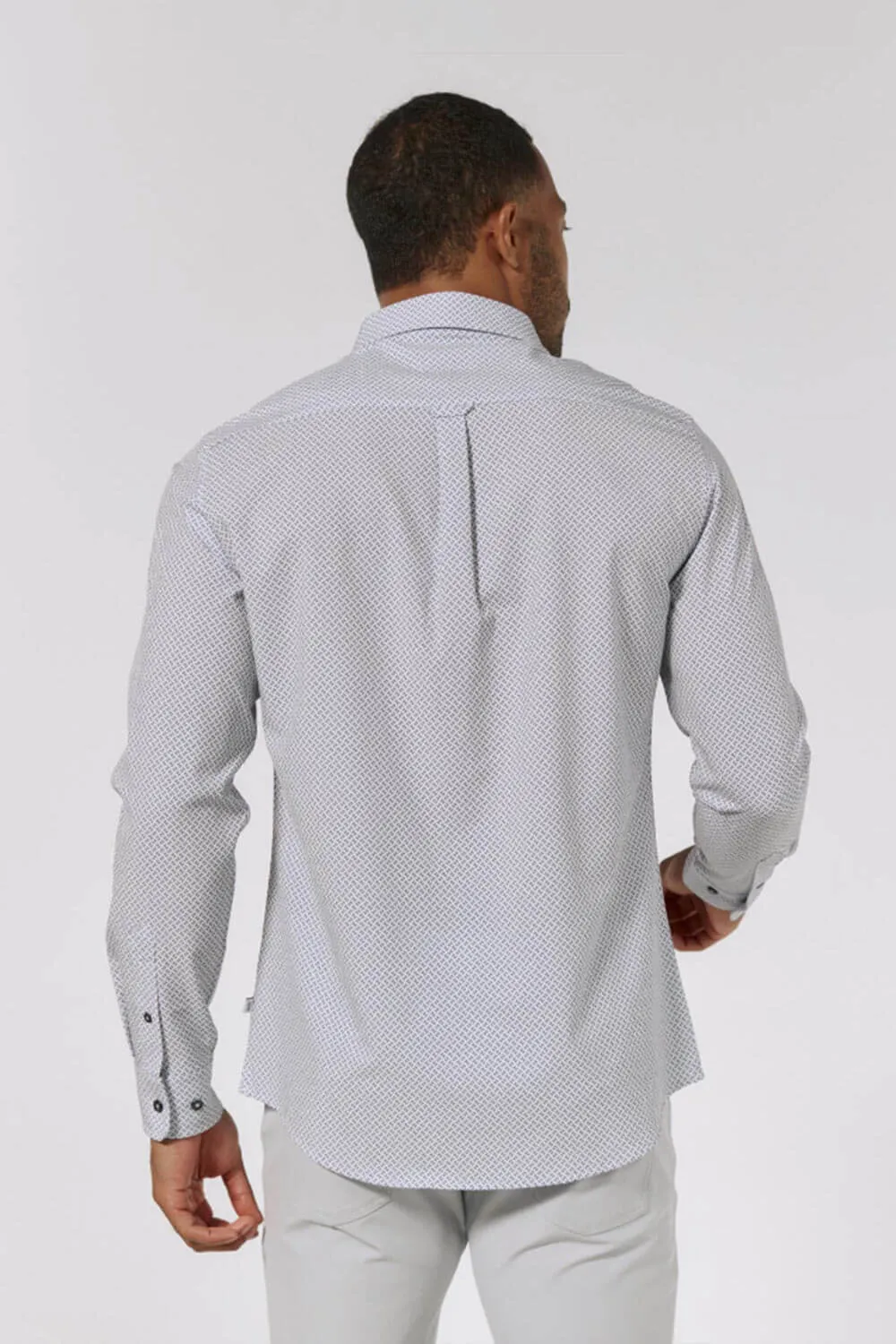 7Diamonds Axton Woven Shirt for Men in White | SMKL-7965-WHITE
