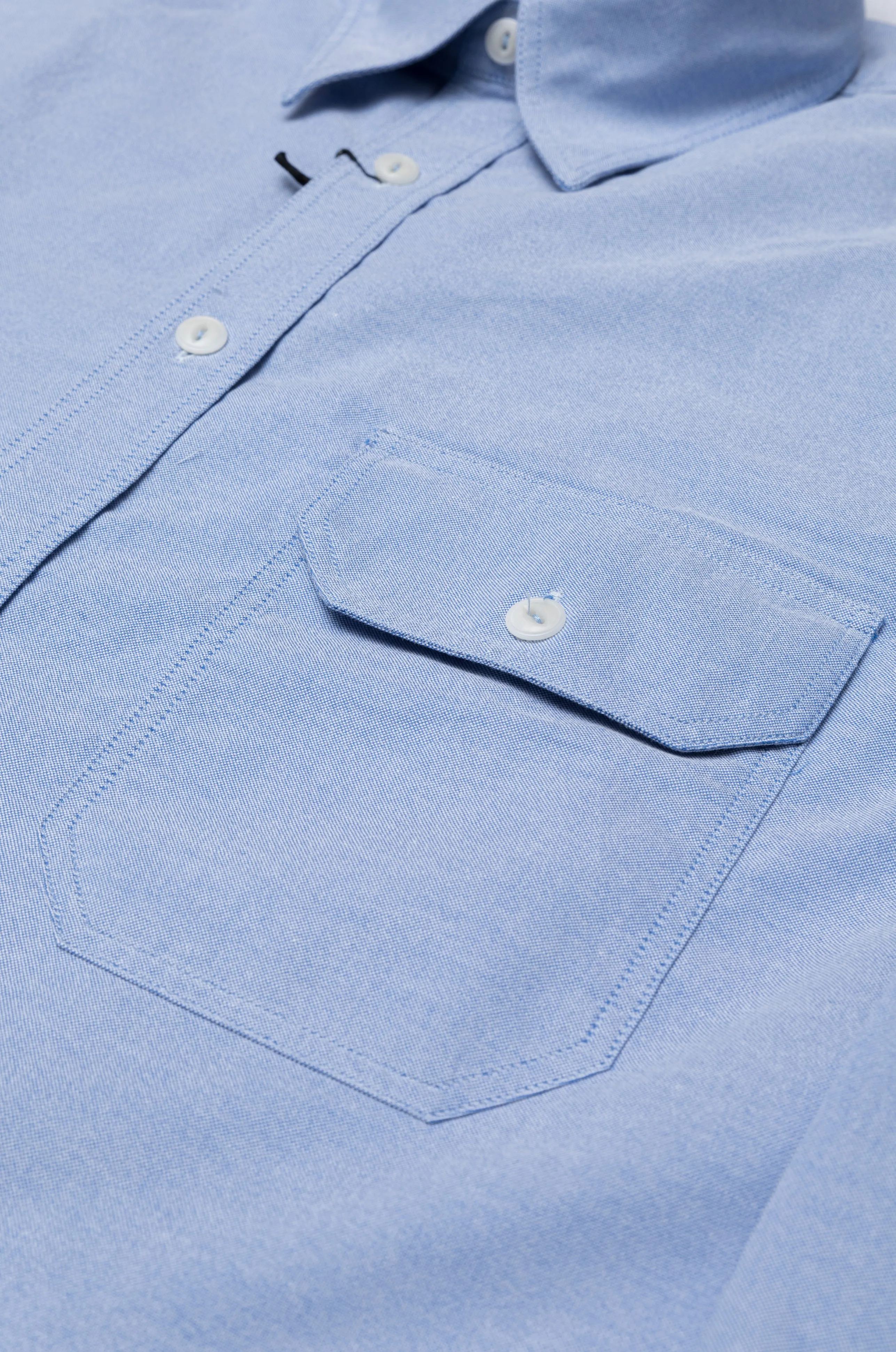 AANTENA in Blue Cotton Oxford