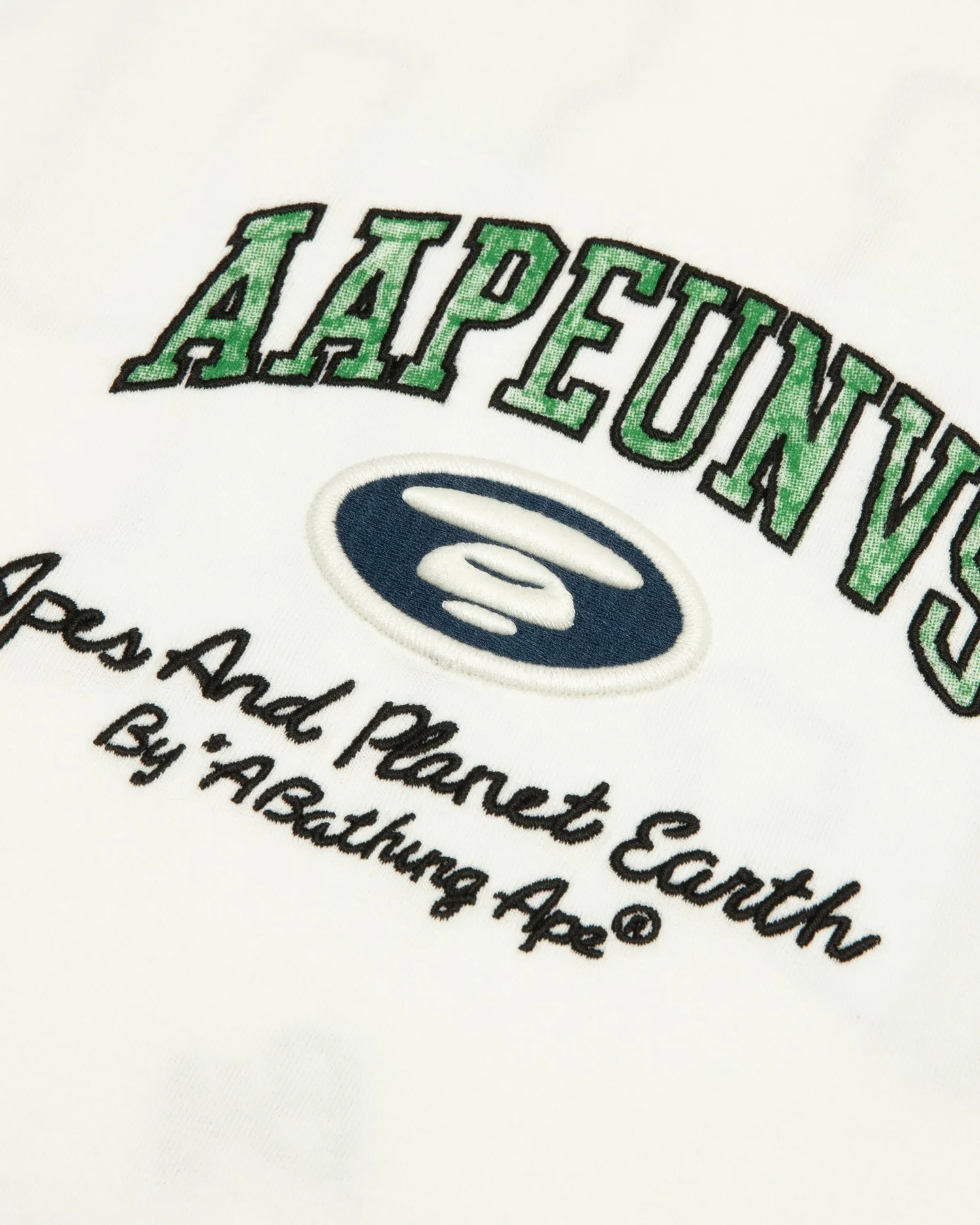 AAPEUNVS moonface logo raglan tee