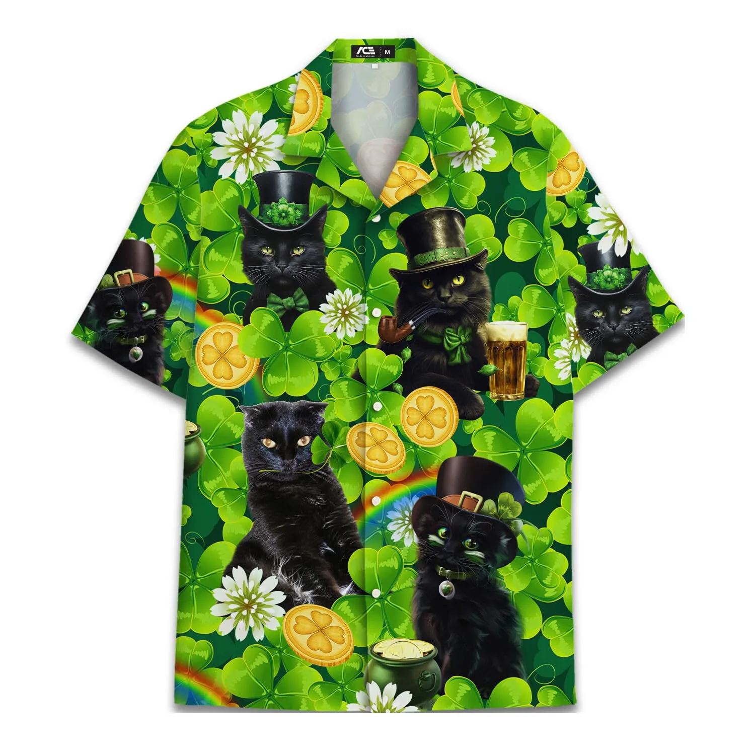 ACEPrints Hawaiian Shirt for Men Casual Button-Down Shirts Mens Hawaiian Shirts Short Sleeve Button Down Shirt Men