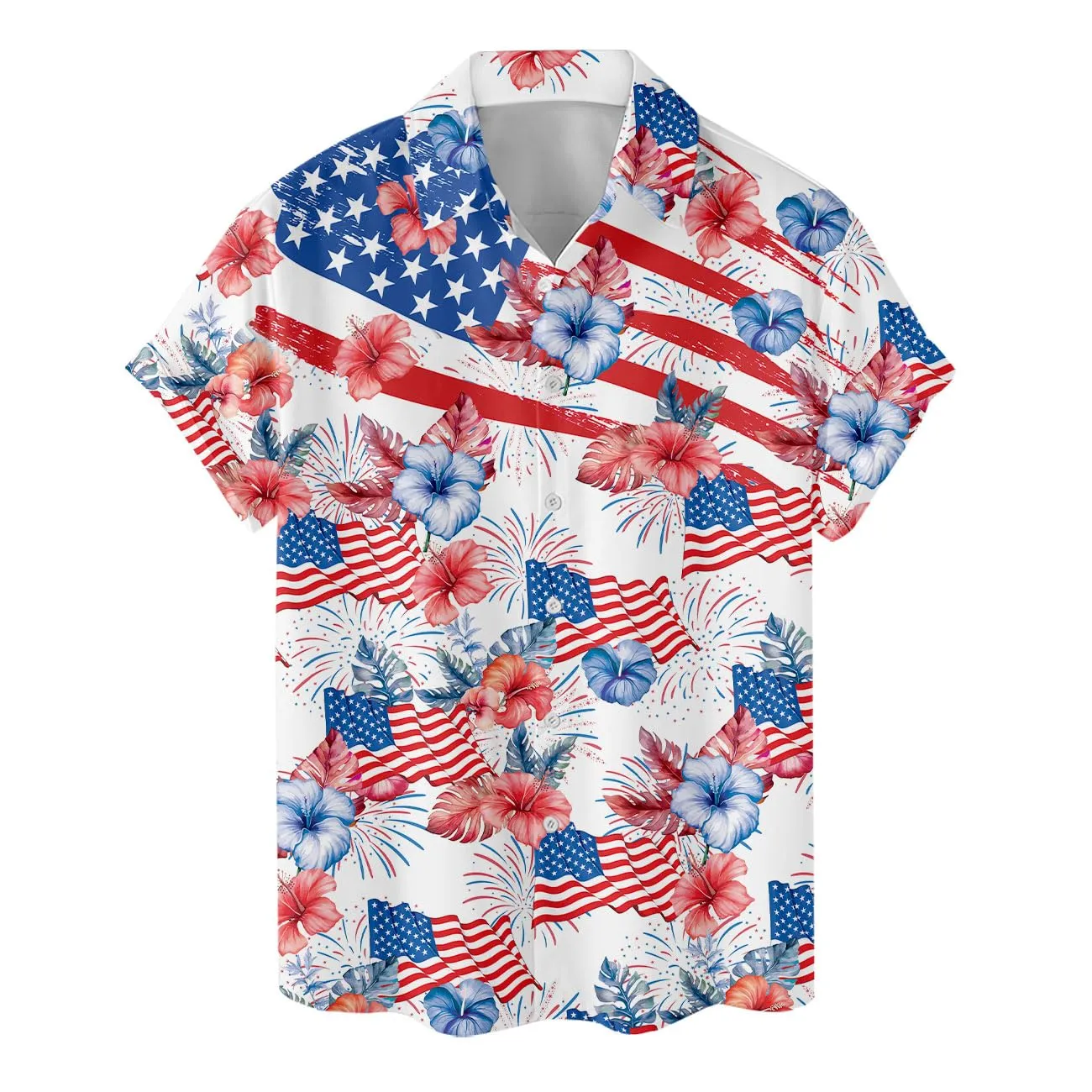 ACEPrints Hawaiian Shirt for Men Casual Button-Down Shirts Mens Hawaiian Shirts Short Sleeve Button Down Shirt Men