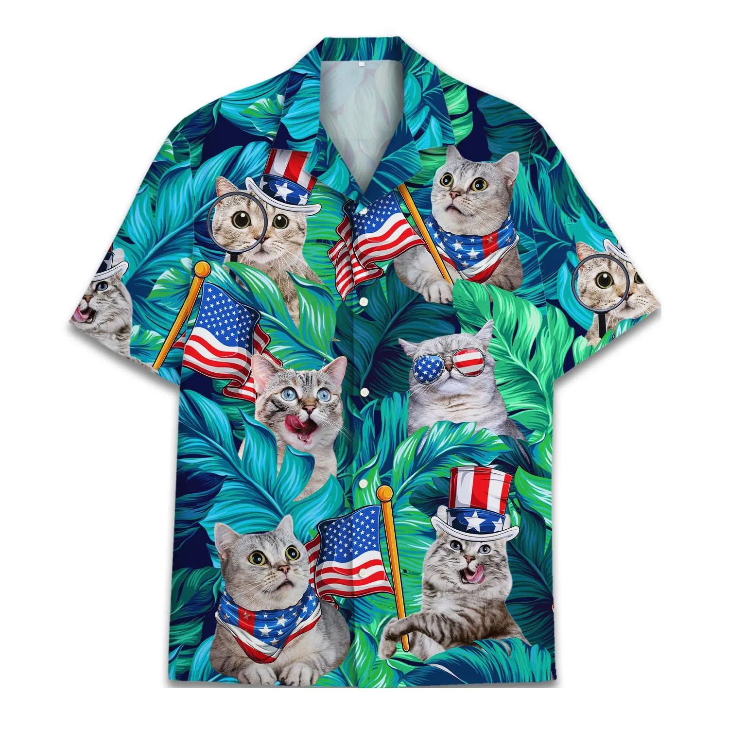 ACEPrints Hawaiian Shirt for Men Casual Button-Down Shirts Mens Hawaiian Shirts Short Sleeve Button Down Shirt Men