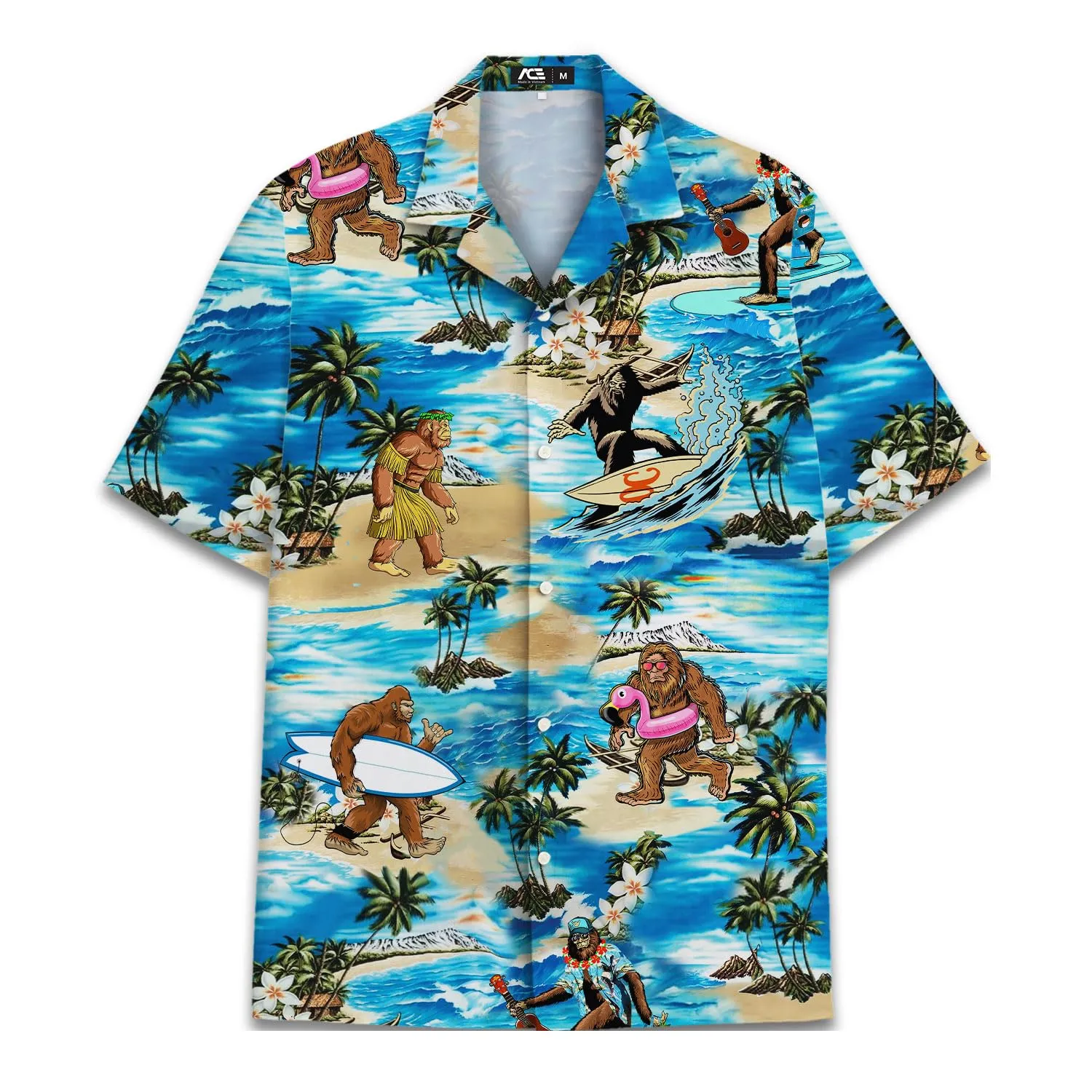ACEPrints Hawaiian Shirt for Men Casual Button-Down Shirts Mens Hawaiian Shirts Short Sleeve Button Down Shirt Men