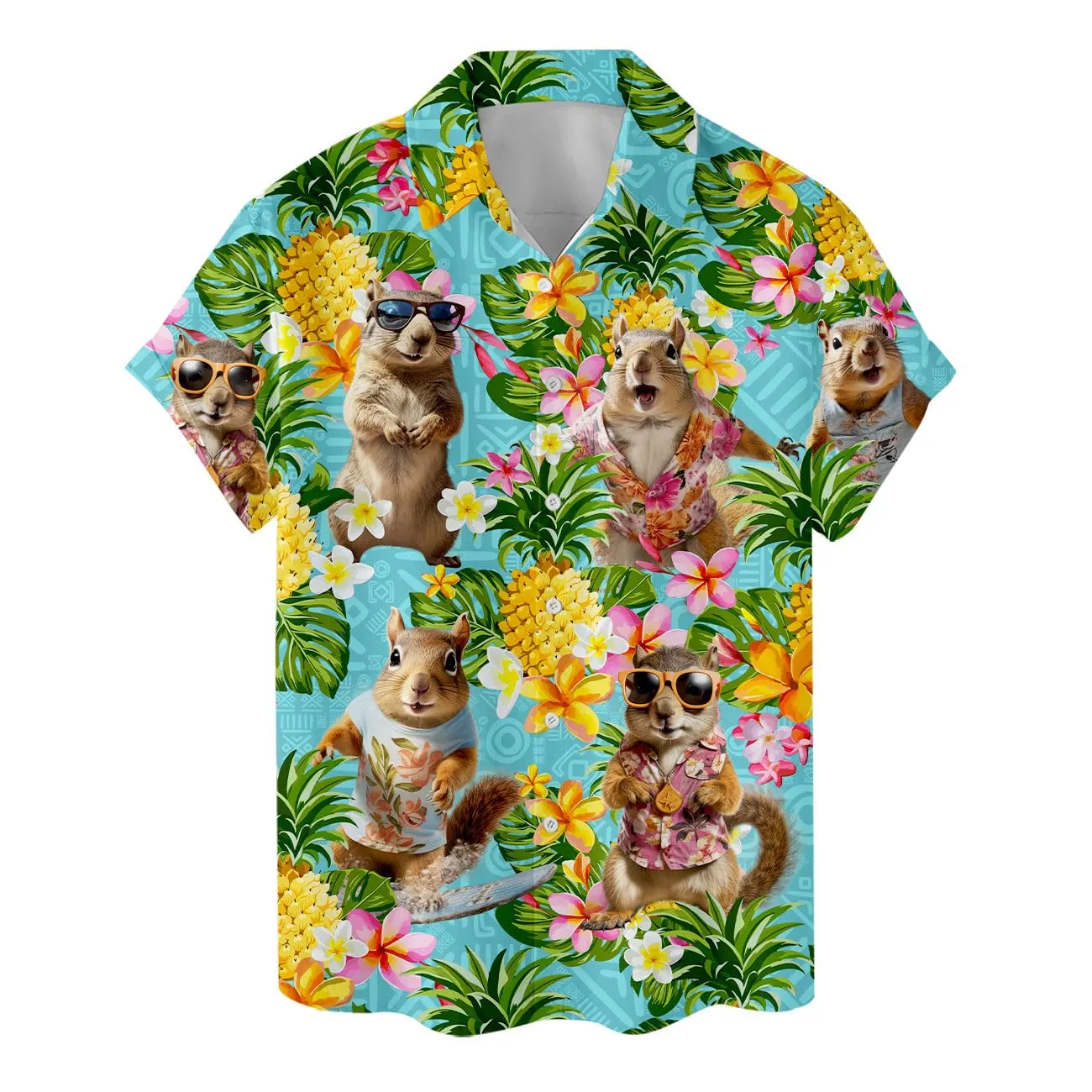 ACEPrints Hawaiian Shirt for Men Casual Button-Down Shirts Mens Hawaiian Shirts Short Sleeve Button Down Shirt Men
