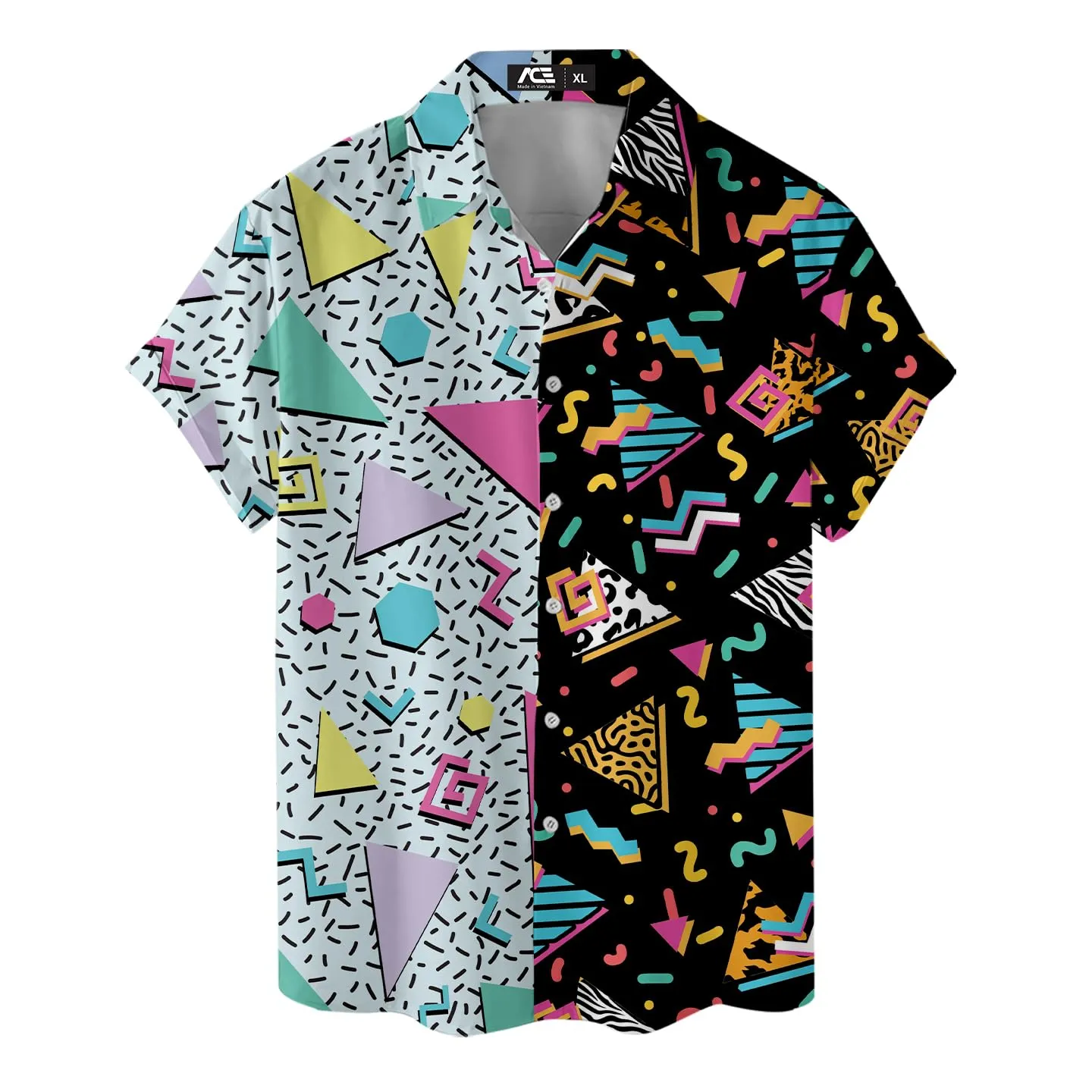 ACEPrints Hawaiian Shirt for Men Casual Button-Down Shirts Mens Hawaiian Shirts Short Sleeve Button Down Shirt Men