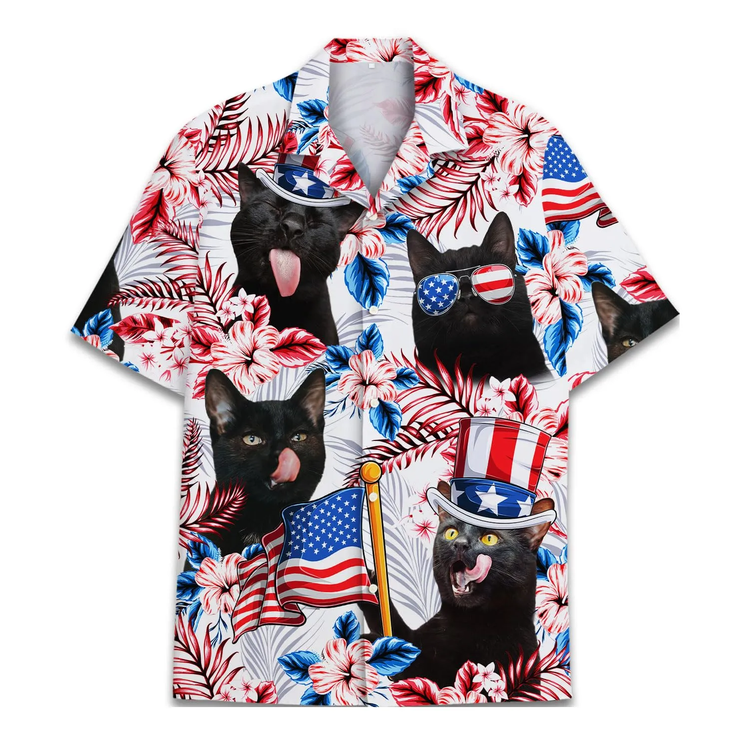 ACEPrints Hawaiian Shirt for Men Casual Button-Down Shirts Mens Hawaiian Shirts Short Sleeve Button Down Shirt Men