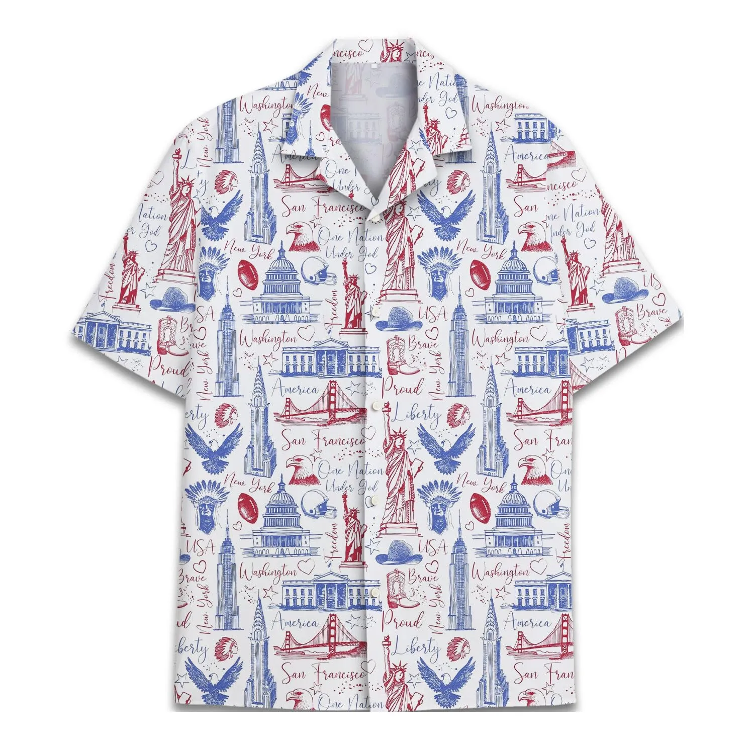 ACEPrints Hawaiian Shirt for Men Casual Button-Down Shirts Mens Hawaiian Shirts Short Sleeve Button Down Shirt Men