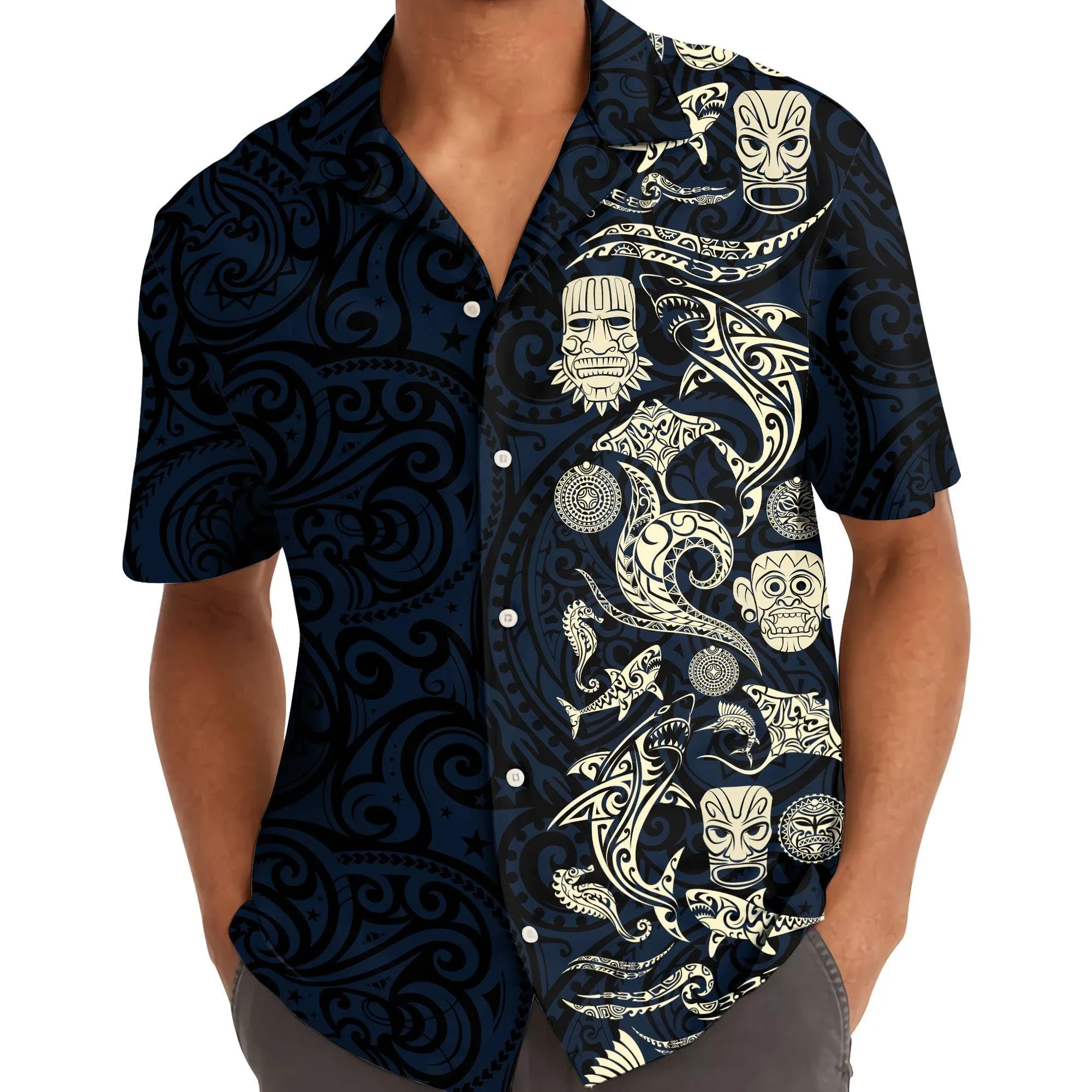 ACEPrints Hawaiian Shirt for Men Casual Button-Down Shirts Mens Hawaiian Shirts Short Sleeve Button Down Shirt Men