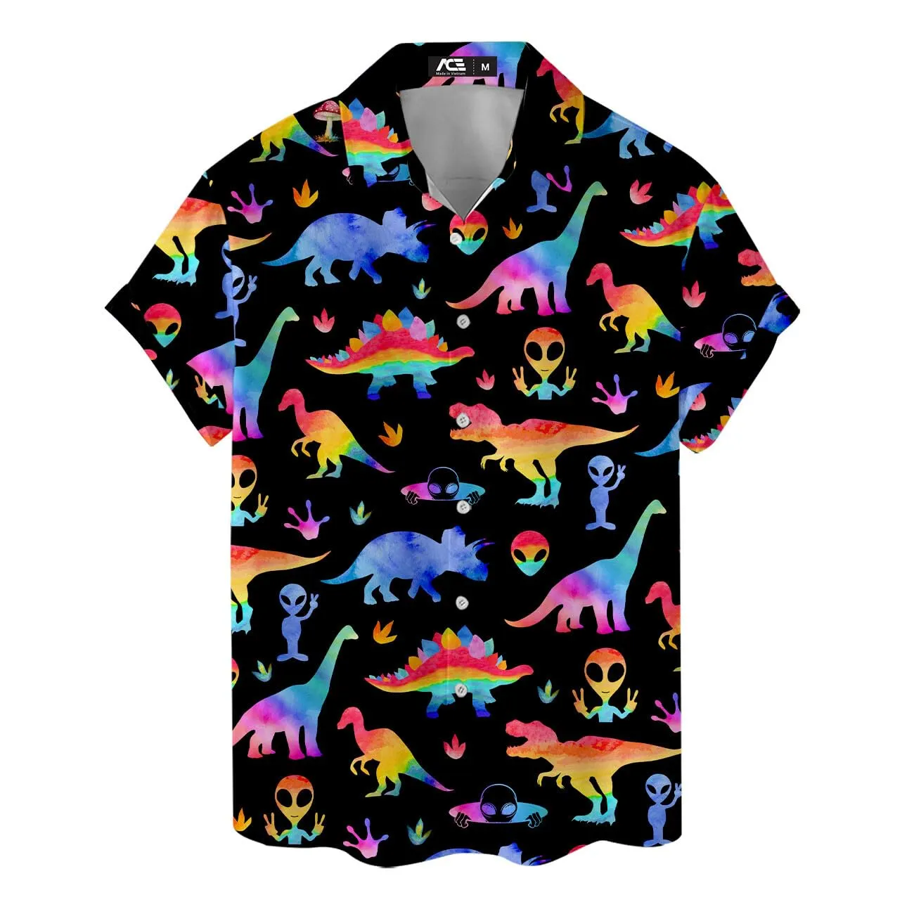 ACEPrints Hawaiian Shirt for Men Casual Button-Down Shirts Mens Hawaiian Shirts Short Sleeve Button Down Shirt Men