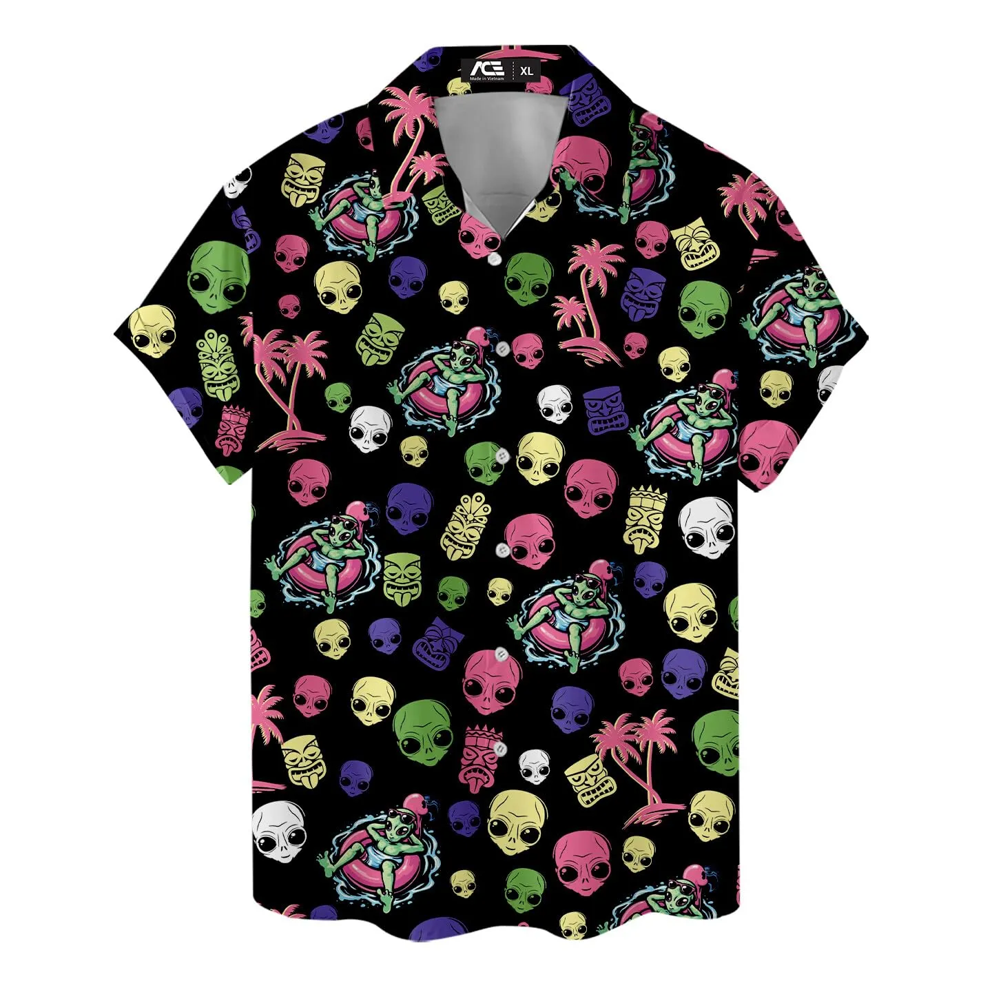 ACEPrints Hawaiian Shirt for Men Casual Button-Down Shirts Mens Hawaiian Shirts Short Sleeve Button Down Shirt Men