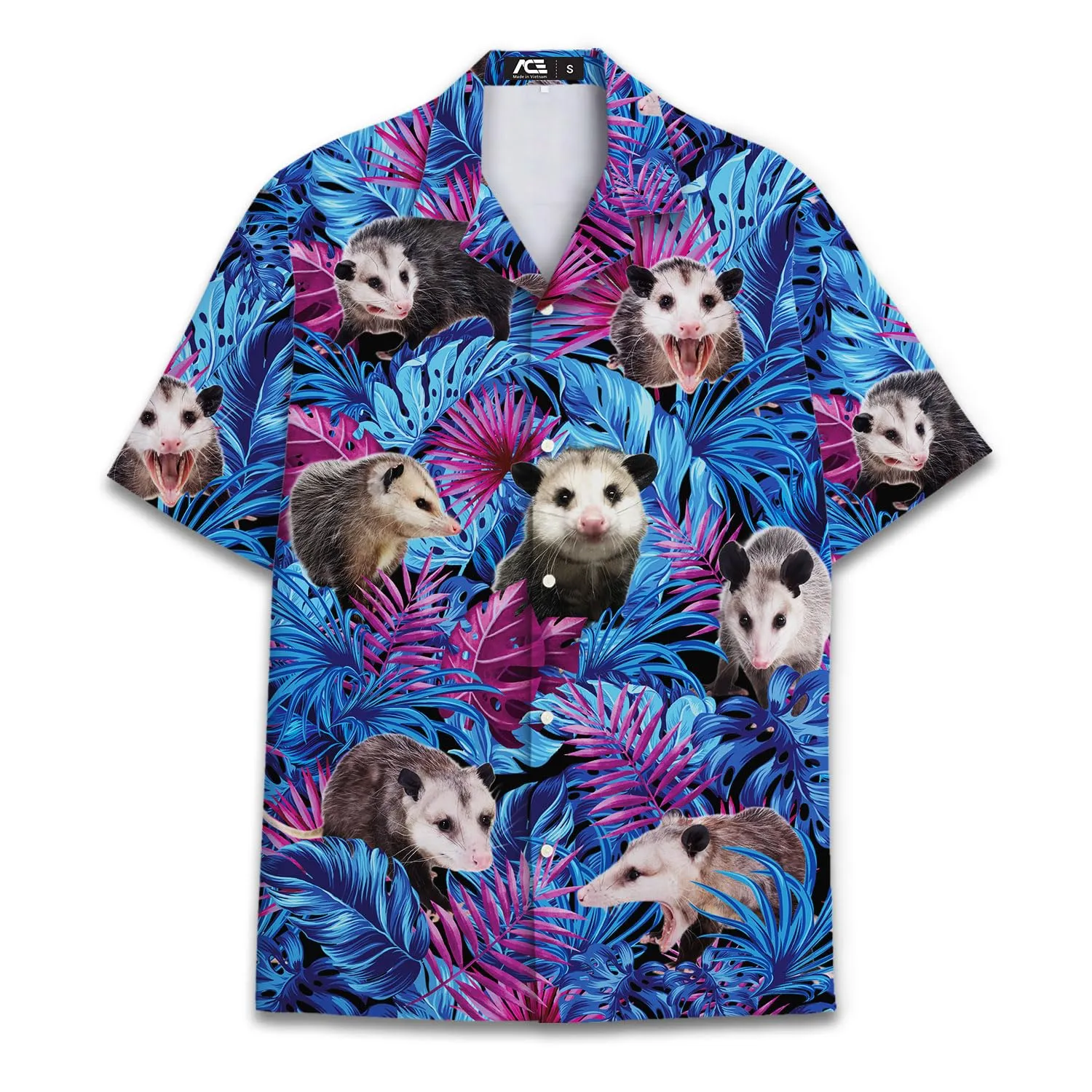 ACEPrints Hawaiian Shirt for Men Casual Button-Down Shirts Mens Hawaiian Shirts Short Sleeve Button Down Shirt Men