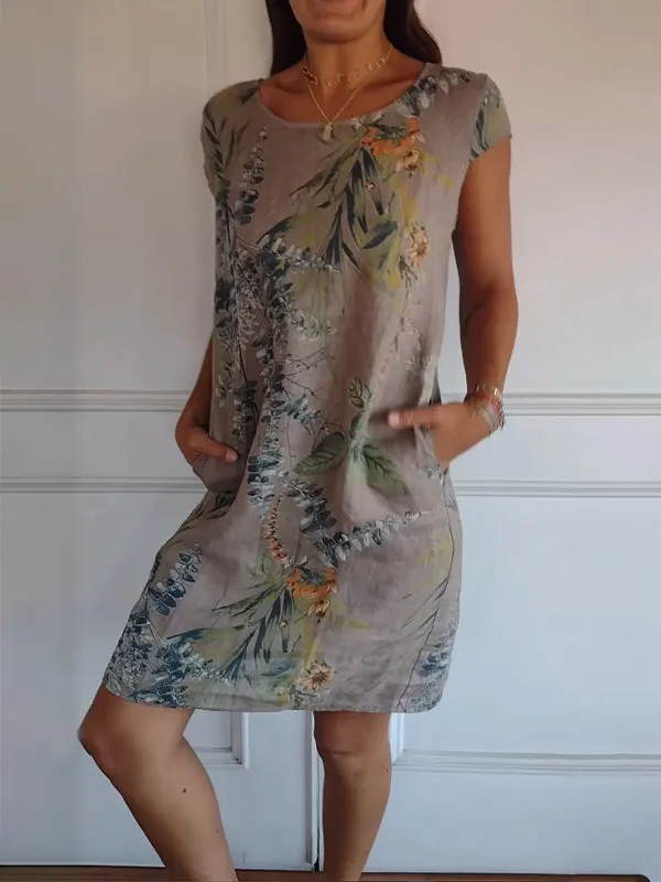Amber – Classic Women’s Linen Dress