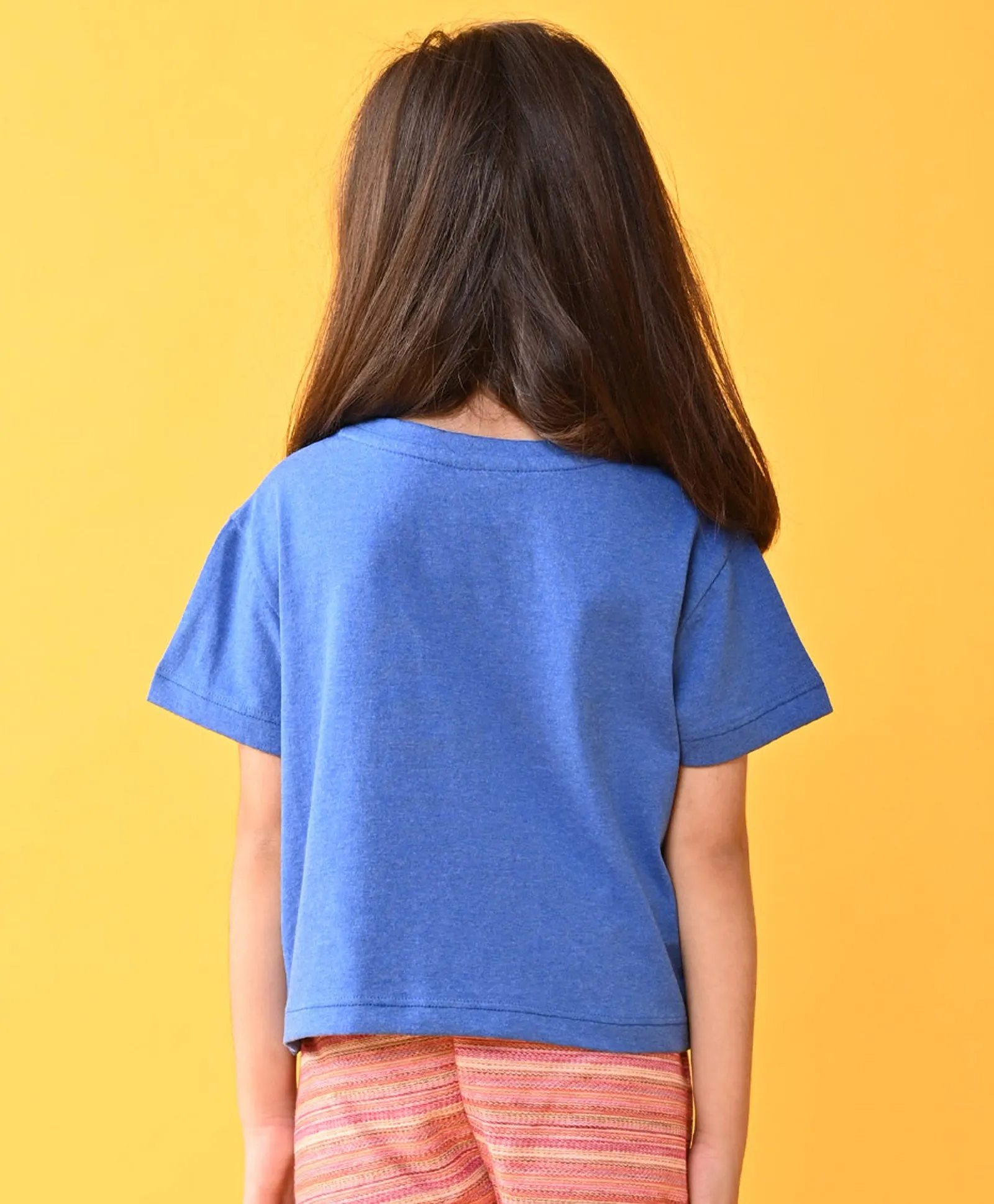 AMSTERDAM ROYAL SUMMER GIRLS T-SHIRT - BLUE