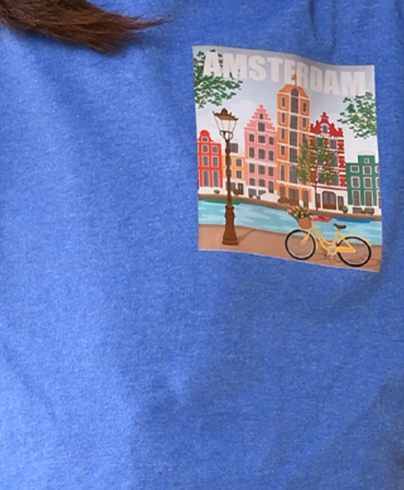AMSTERDAM ROYAL SUMMER GIRLS T-SHIRT - BLUE
