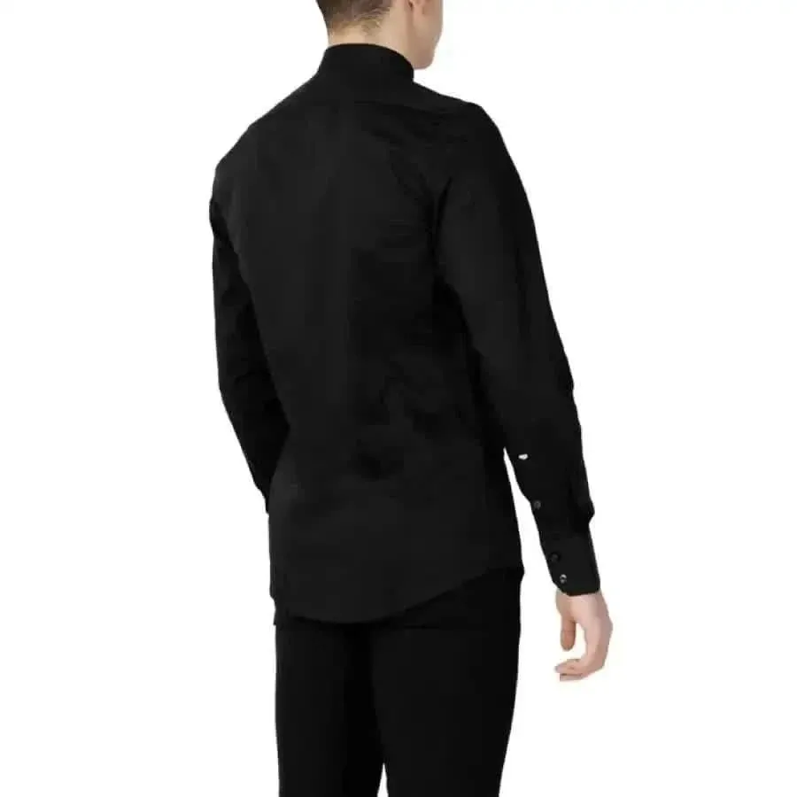 Antony Morato Black Slim Fit Men's Shirt