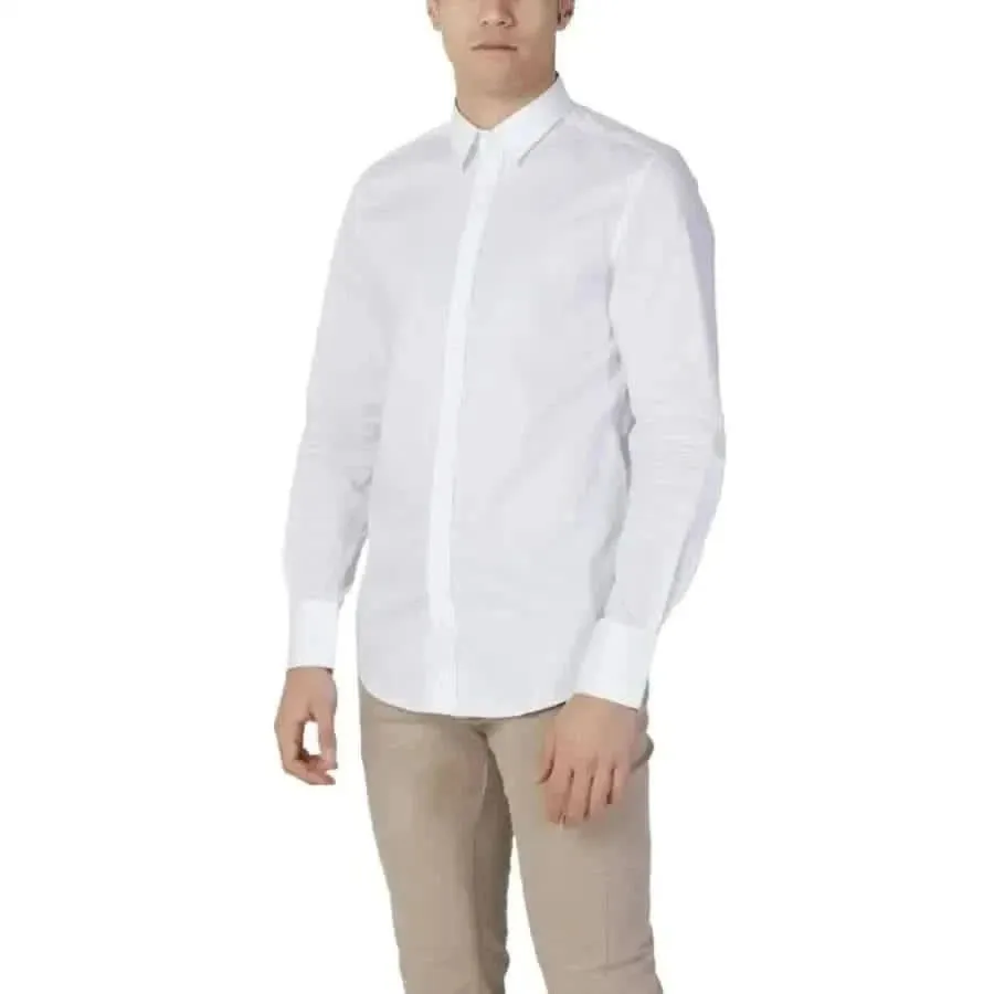 Antony Morato Black Slim Fit Men's Shirt