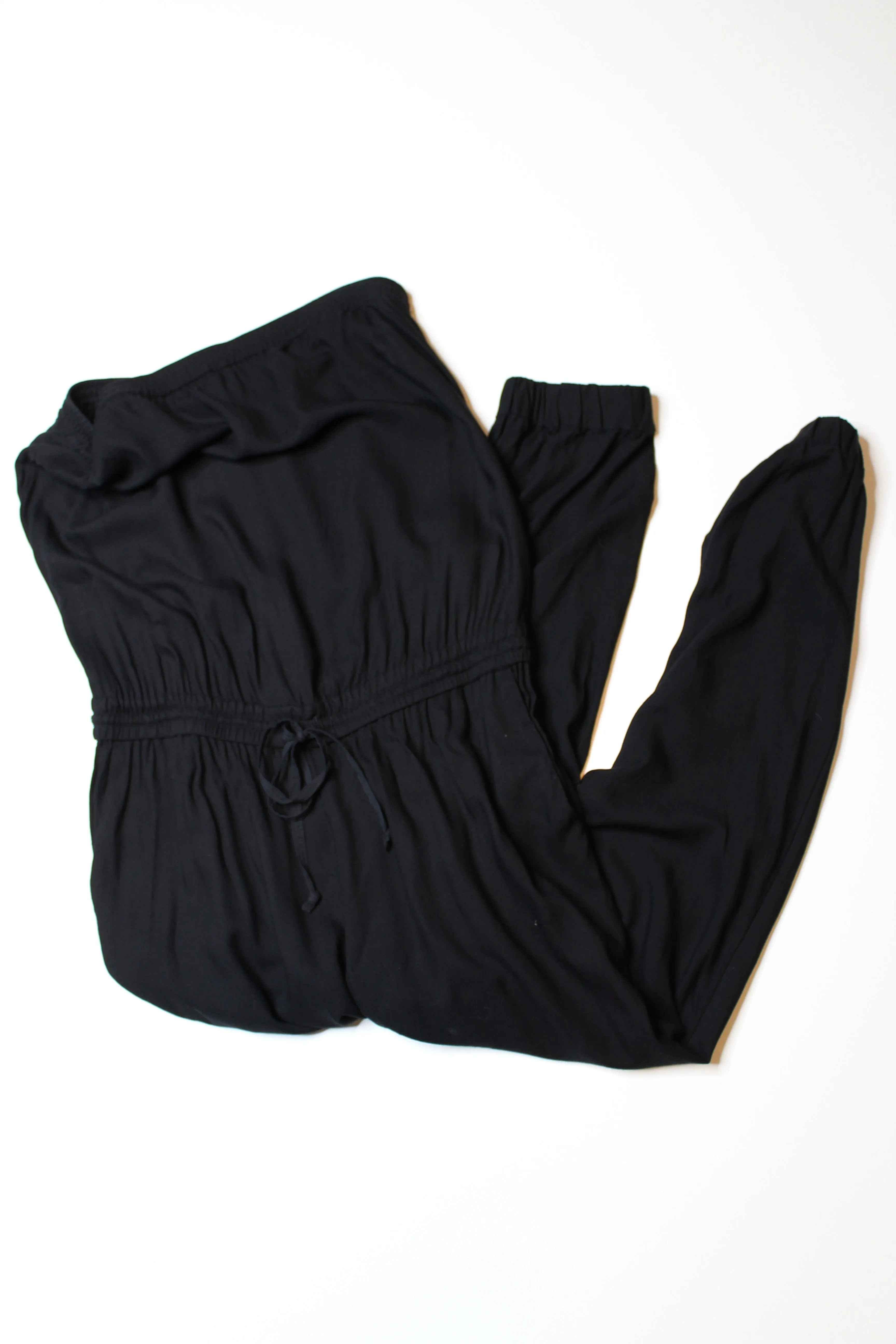 Aritzia talula black strapless jumpsuit, size small