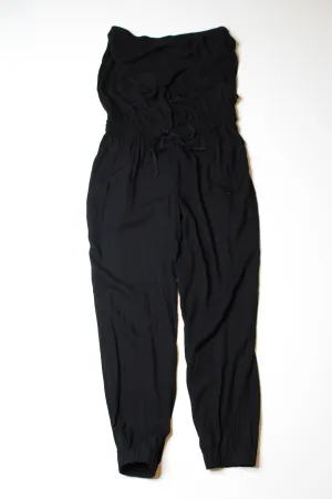Aritzia talula black strapless jumpsuit, size small