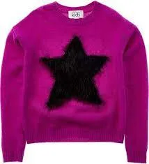 Autumn Cashmere Mixed Media Star Sweater