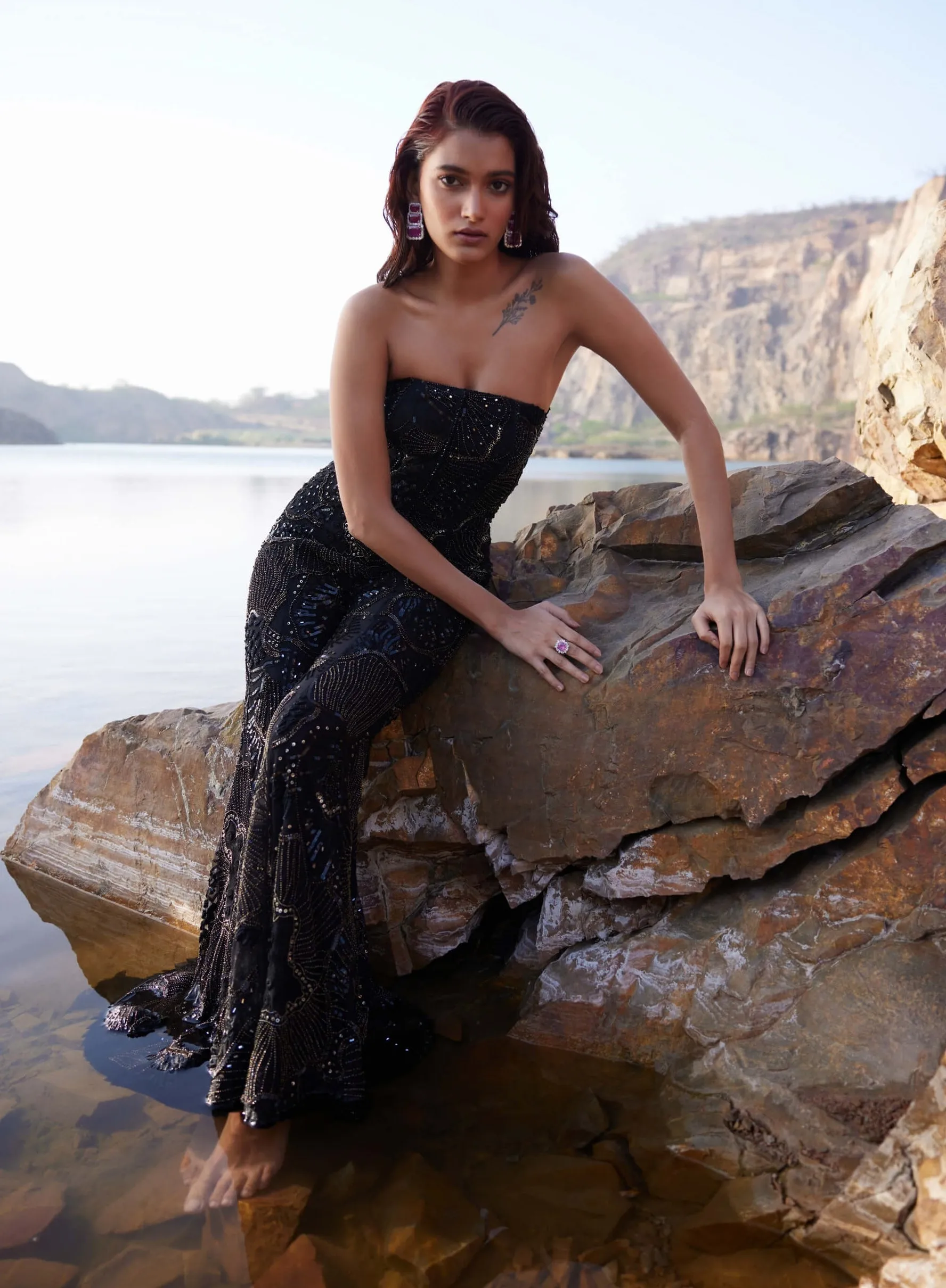 Aviva black jumpsuit