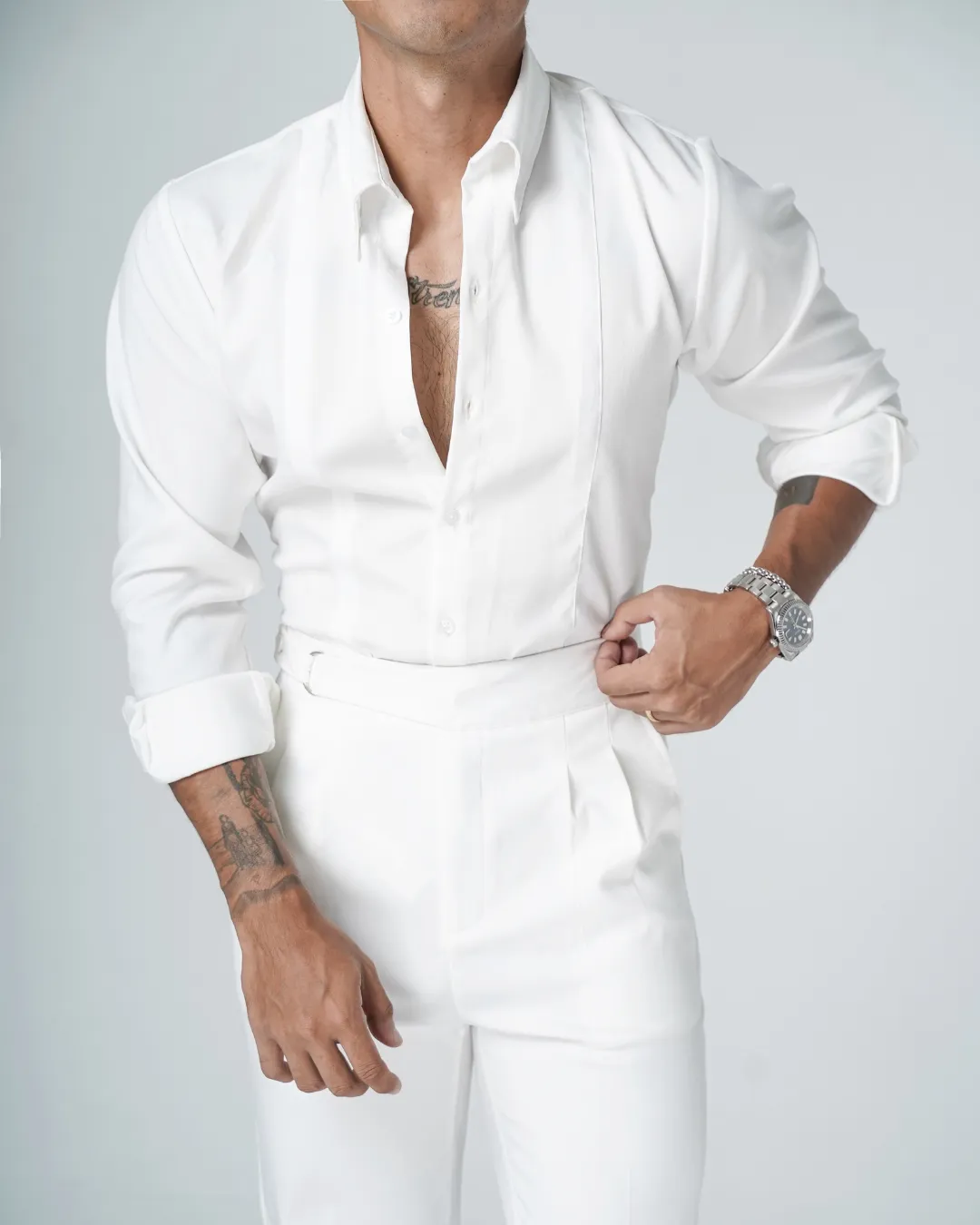 BAMBOO BUTTON-DOWN STRIPE SHIRTS
