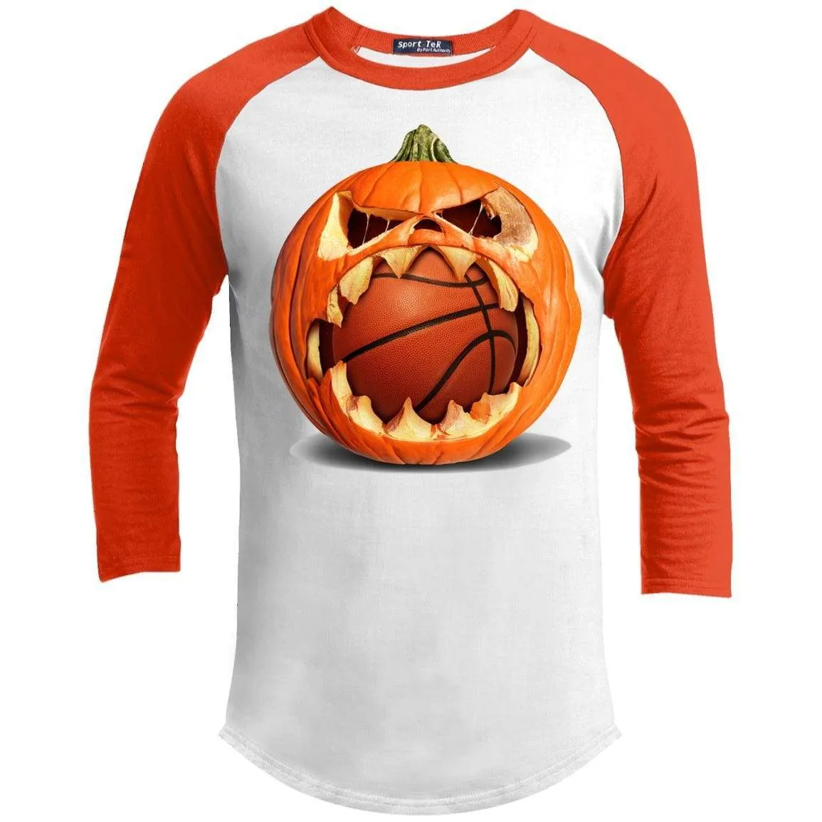 Basketball Pumpkin Raglan