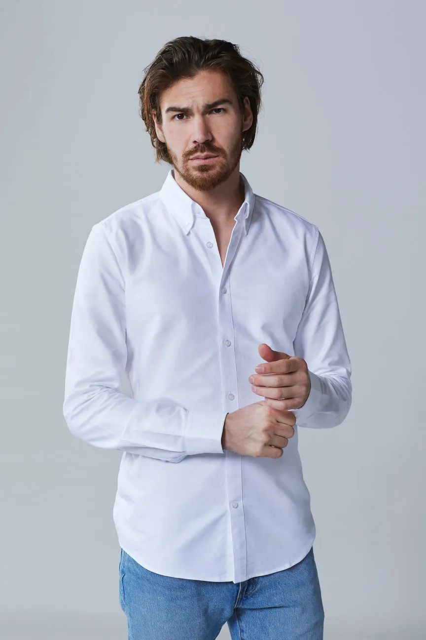 Böda White Button-Down Shirt