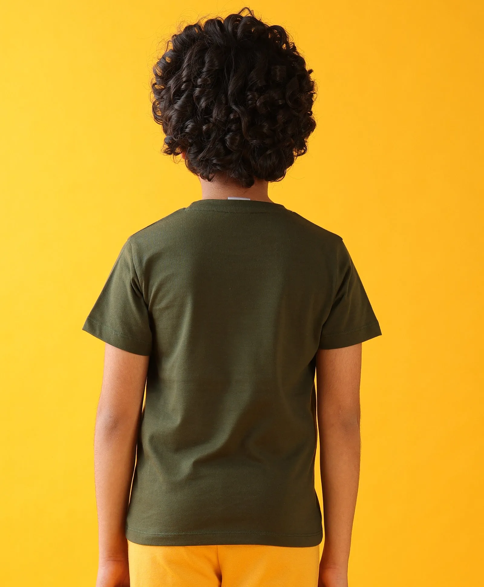 BEACH COAST OLIVE BOYS SHORT SLEEVE T-SHIRT - OLIVE