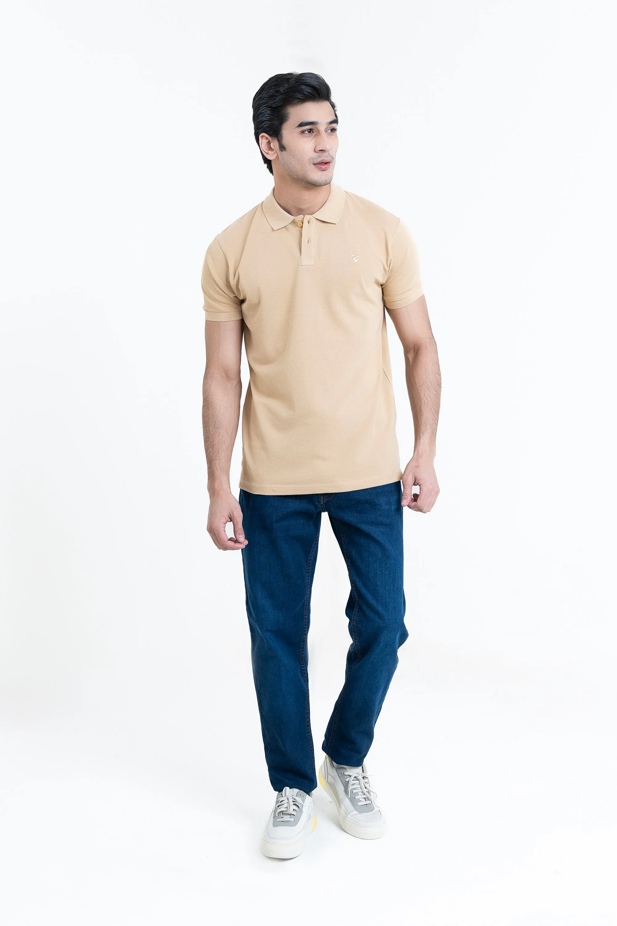 Beige Polo Shirt