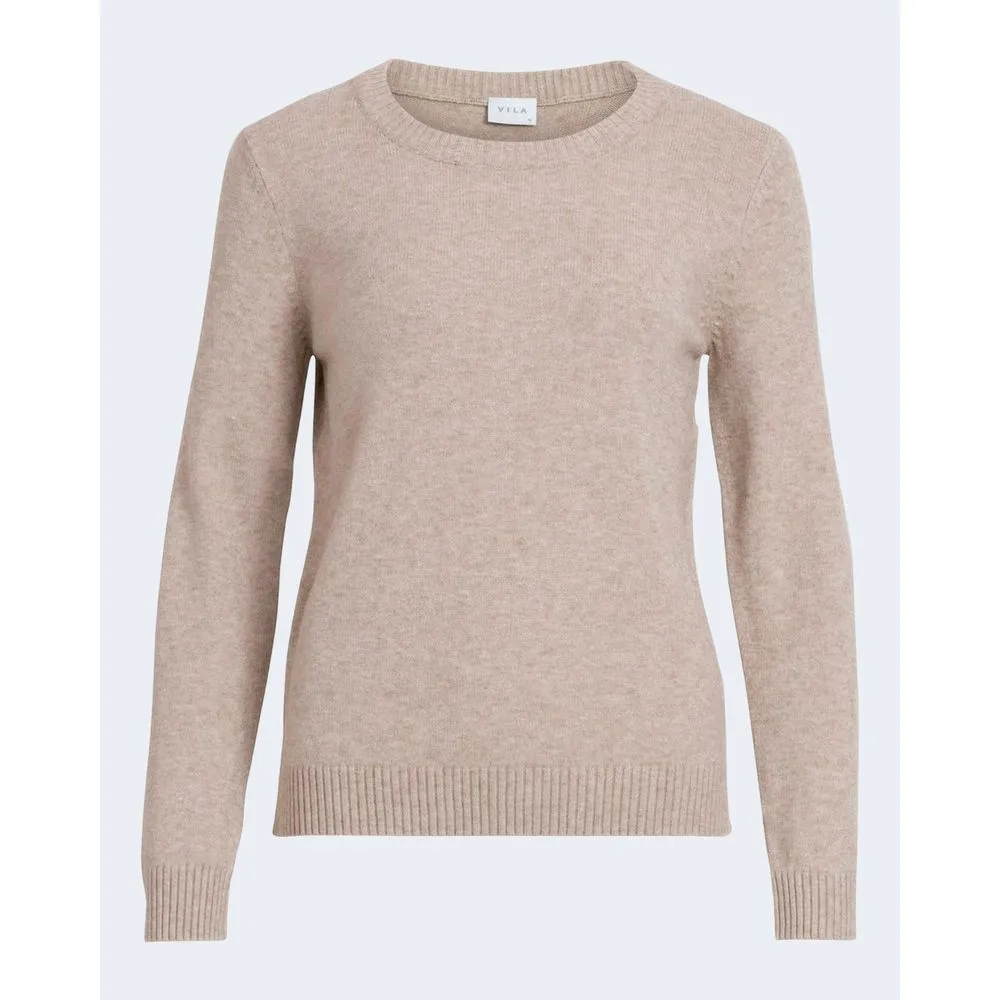 Beige Viscose Sweater