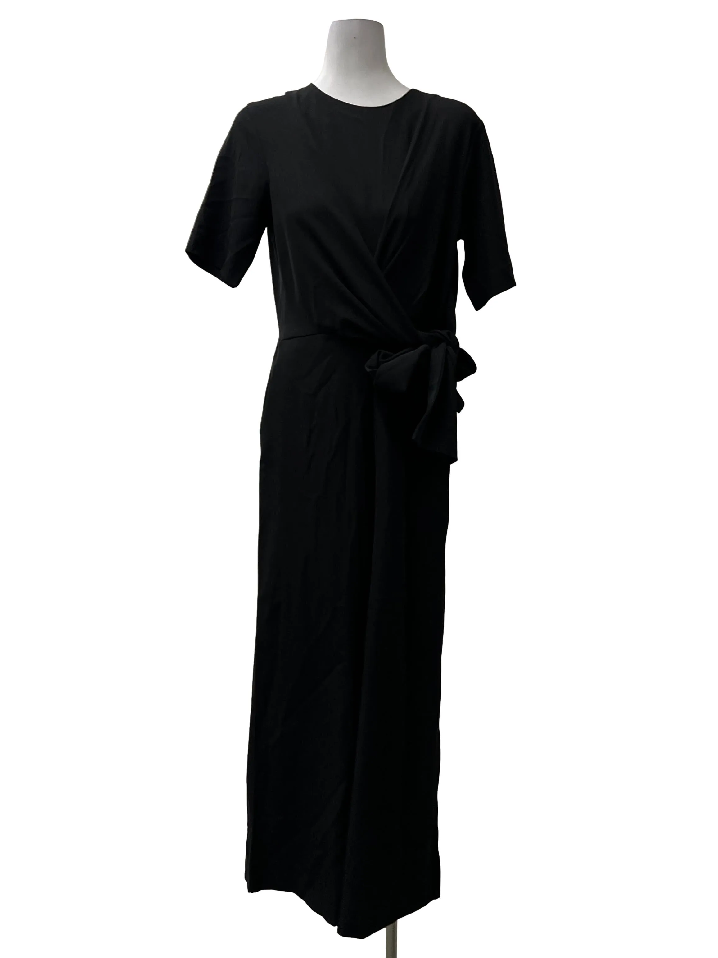 Black Self Tie Jumper TEM