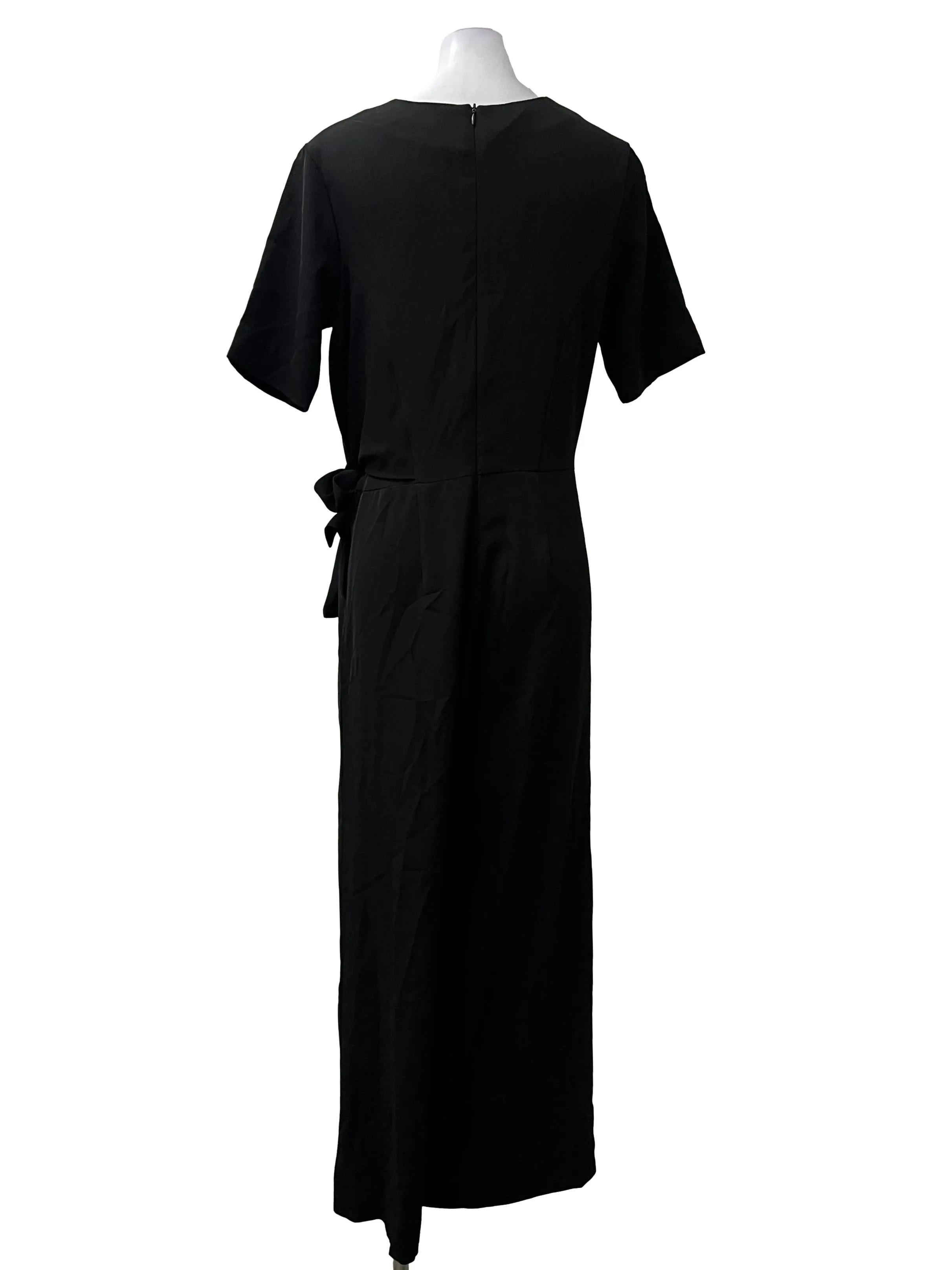 Black Self Tie Jumper TEM