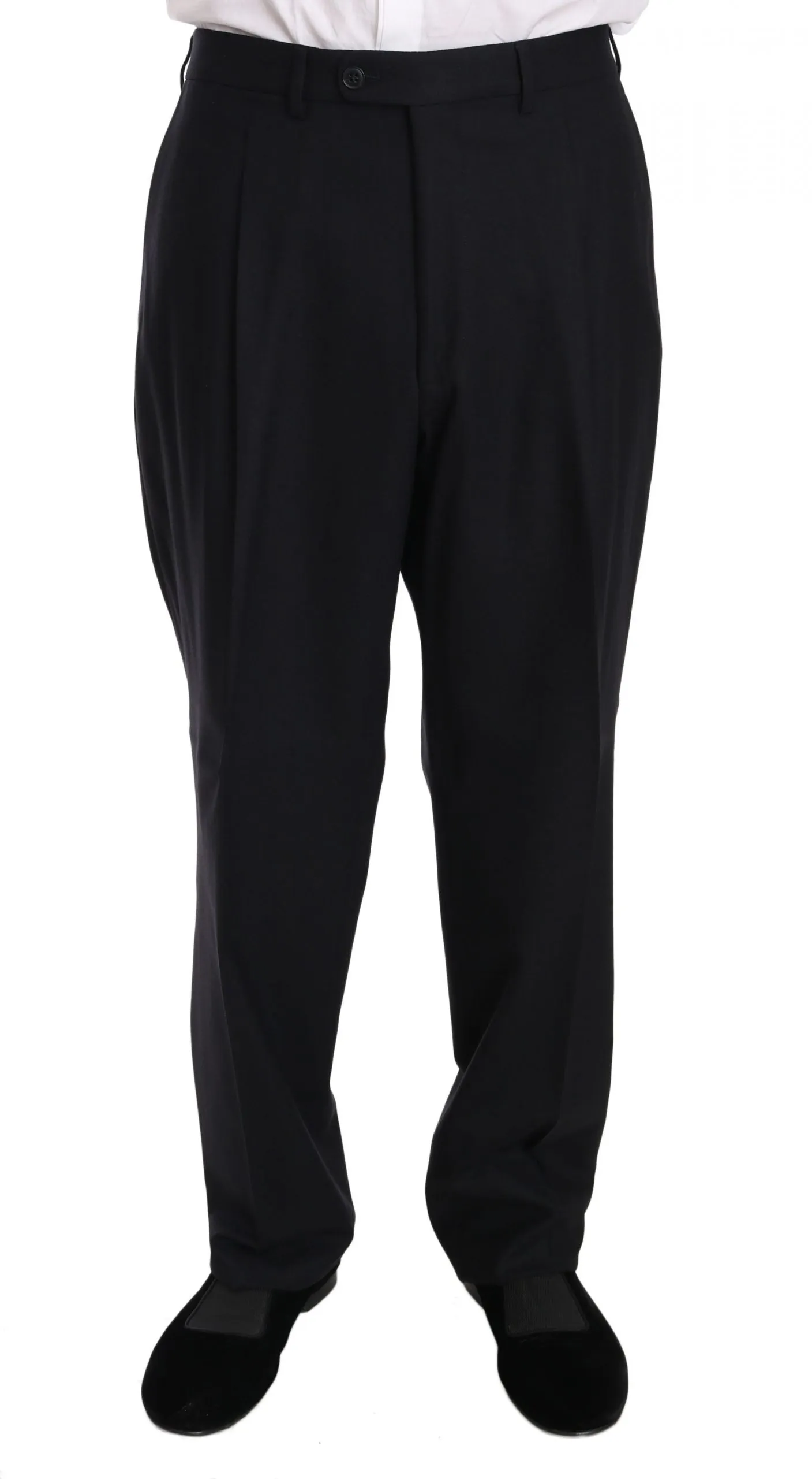 Black two Piece 3 Button Wool suit