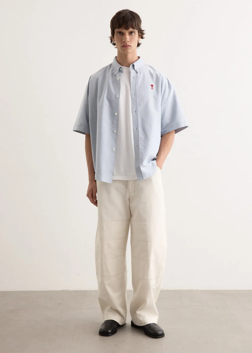 Boxy Fit Short Sleeve Shirt