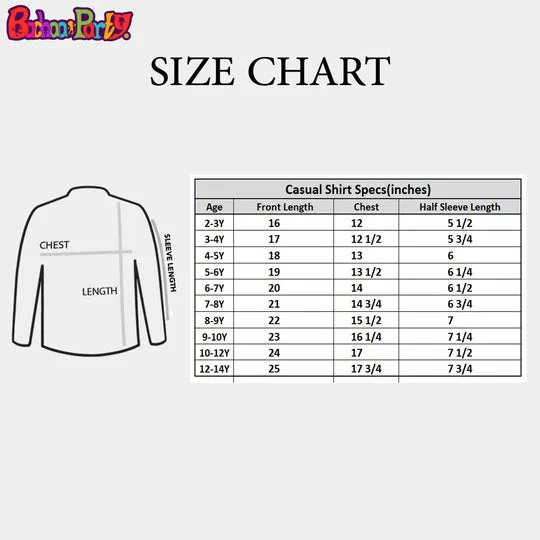 Boys Oxford Casual Shirt-L/BLUE