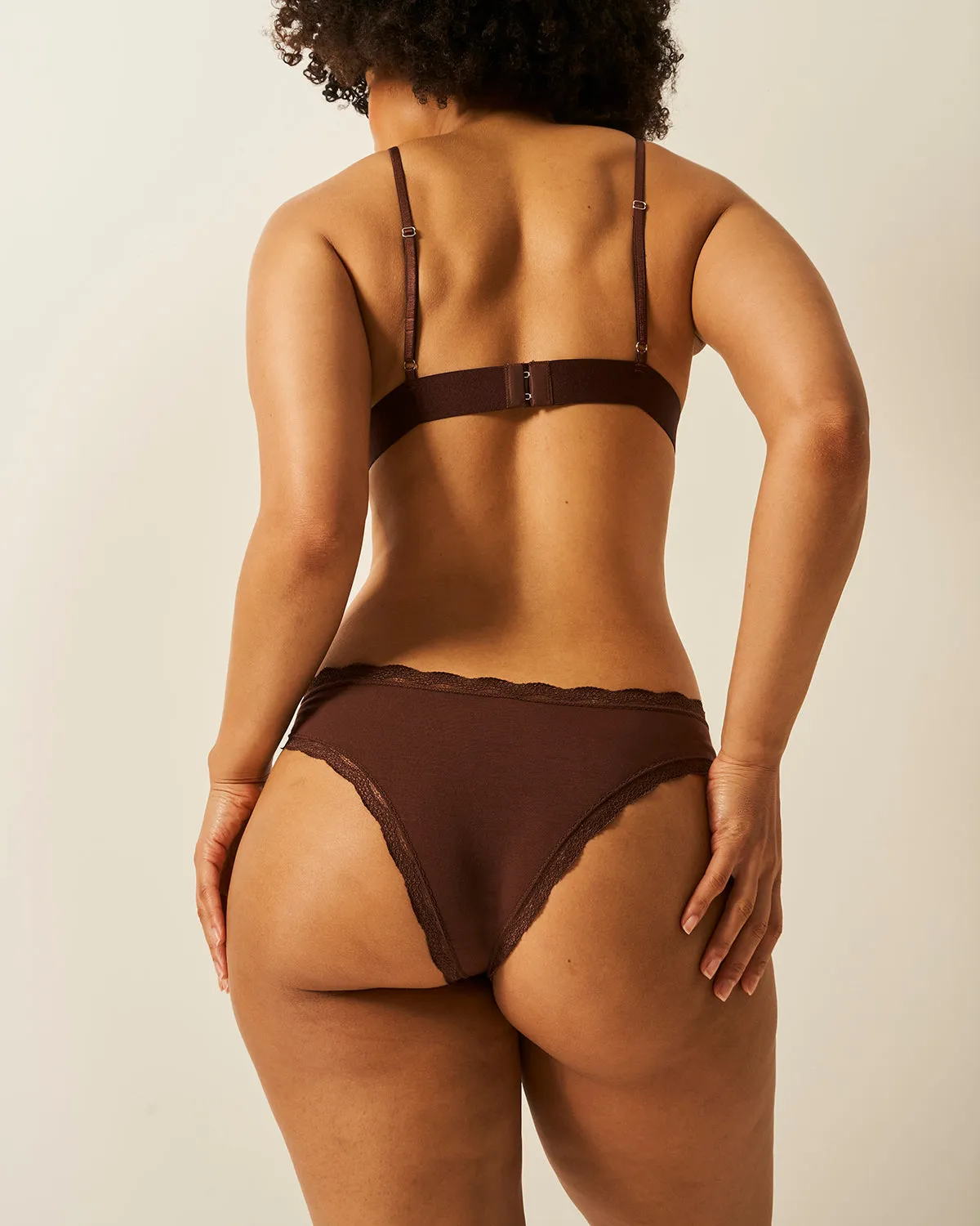 Brazilian Knicker Four Pack - Cocoa