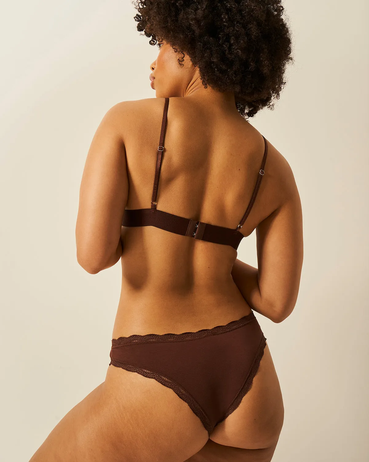 Brazilian Knicker Four Pack - Cocoa
