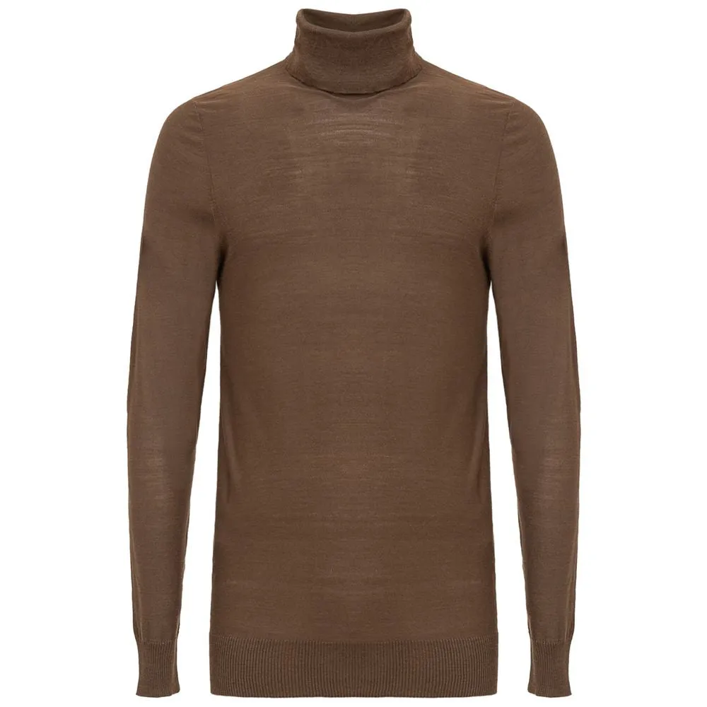 Brioni Brown Cashmere Sweater