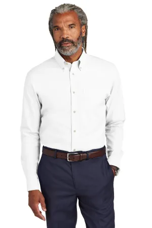 Brooks Brothers Tall Wrinkle-Free Stretch Pinpoint Shirt TBB18000 White Tall