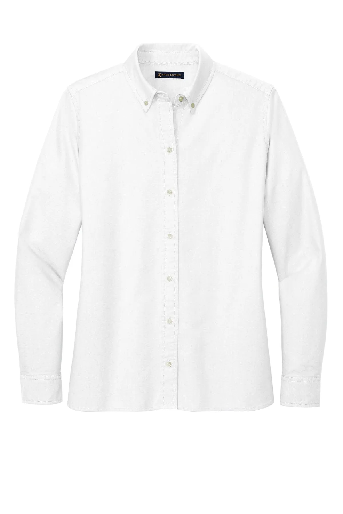 Brooks Brothers Women's Casual Oxford Cloth Shirt BB18005 White