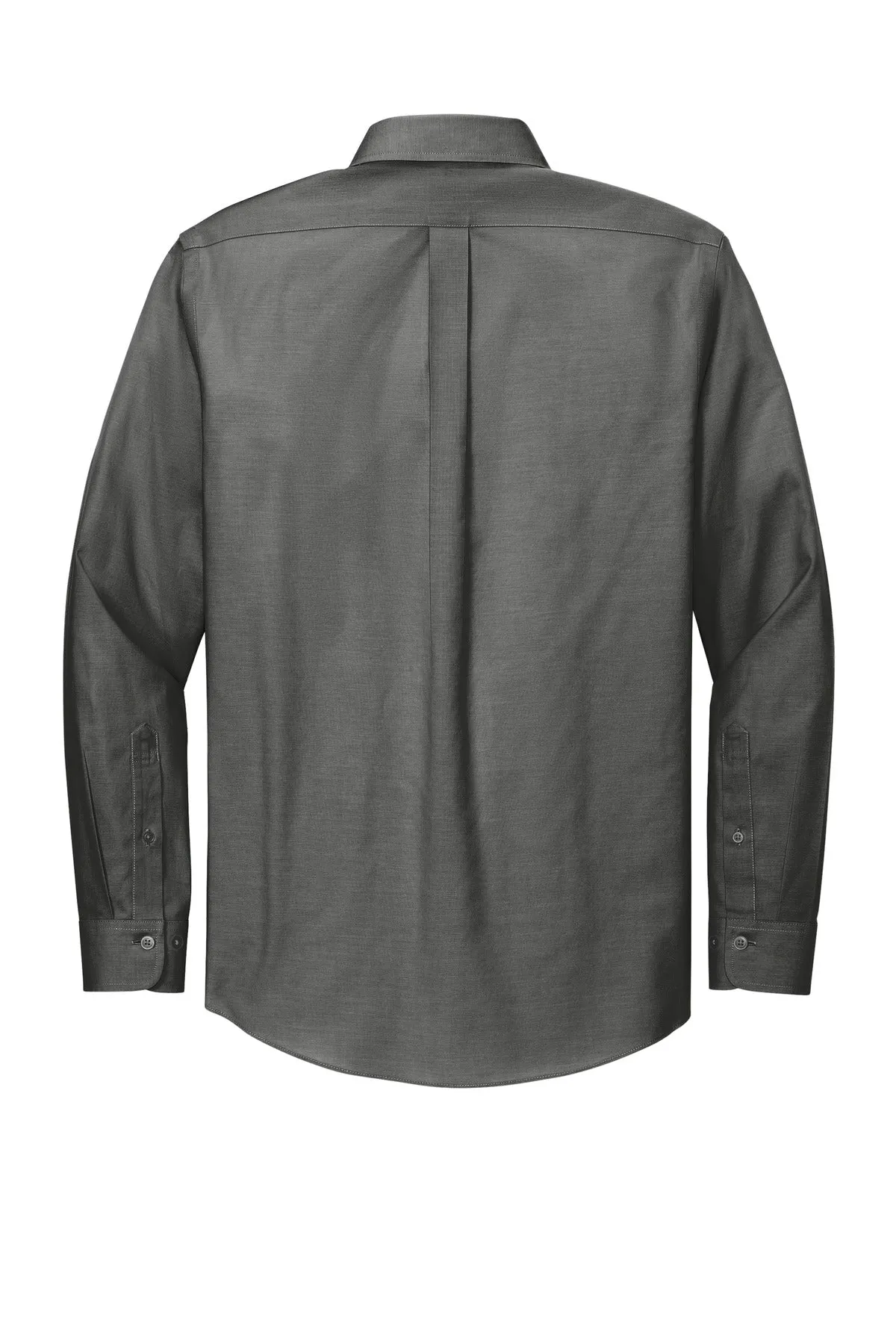 Brooks Brothers Wrinkle-Free Stretch Pinpoint Shirt BB18000 Deep Black