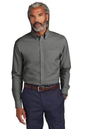 Brooks Brothers Wrinkle-Free Stretch Pinpoint Shirt BB18000 Deep Black