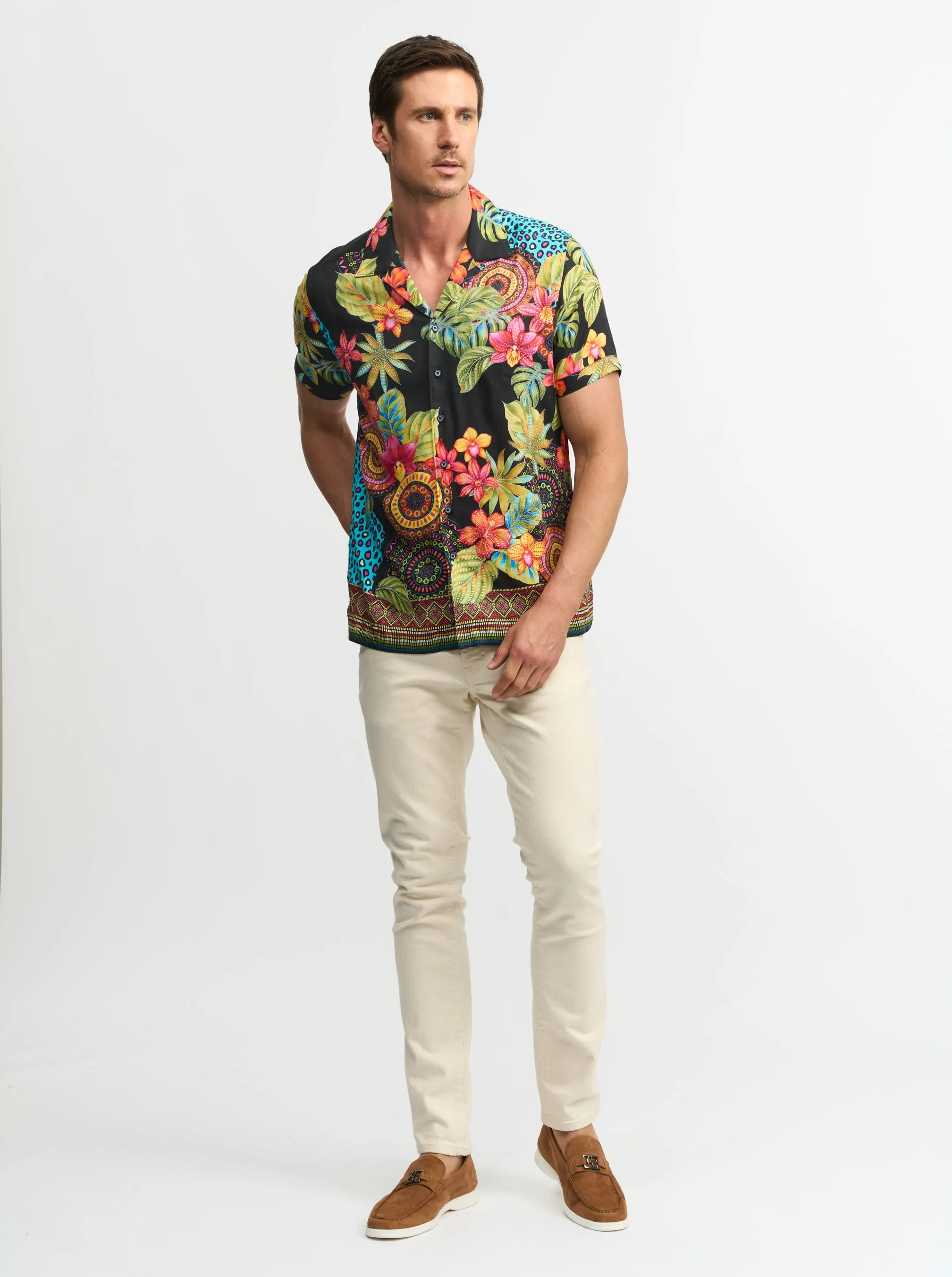 BURMA SHORT SLEEVE BUTTON DOWN SHIRT