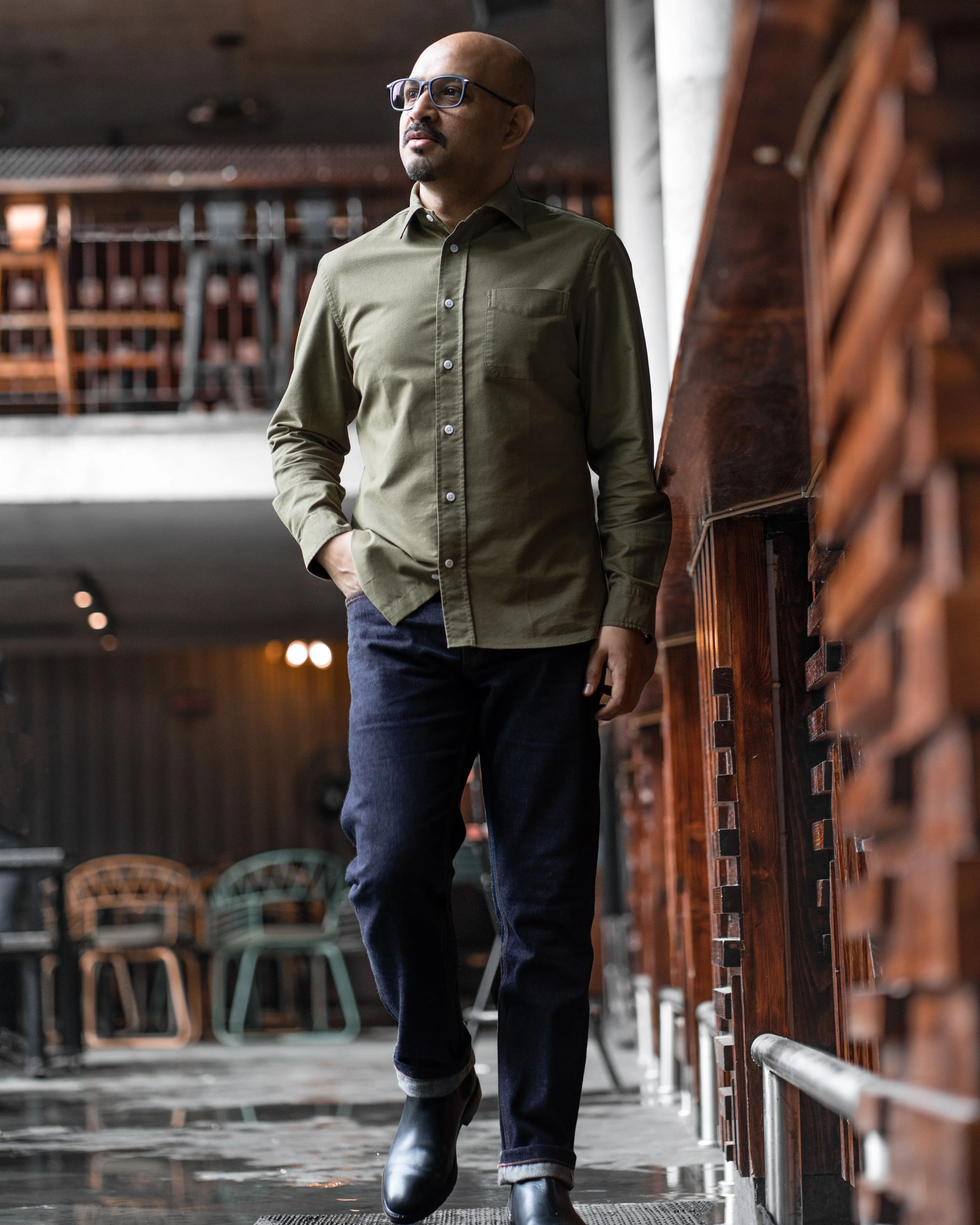 Cardiff in Brushed Oxford