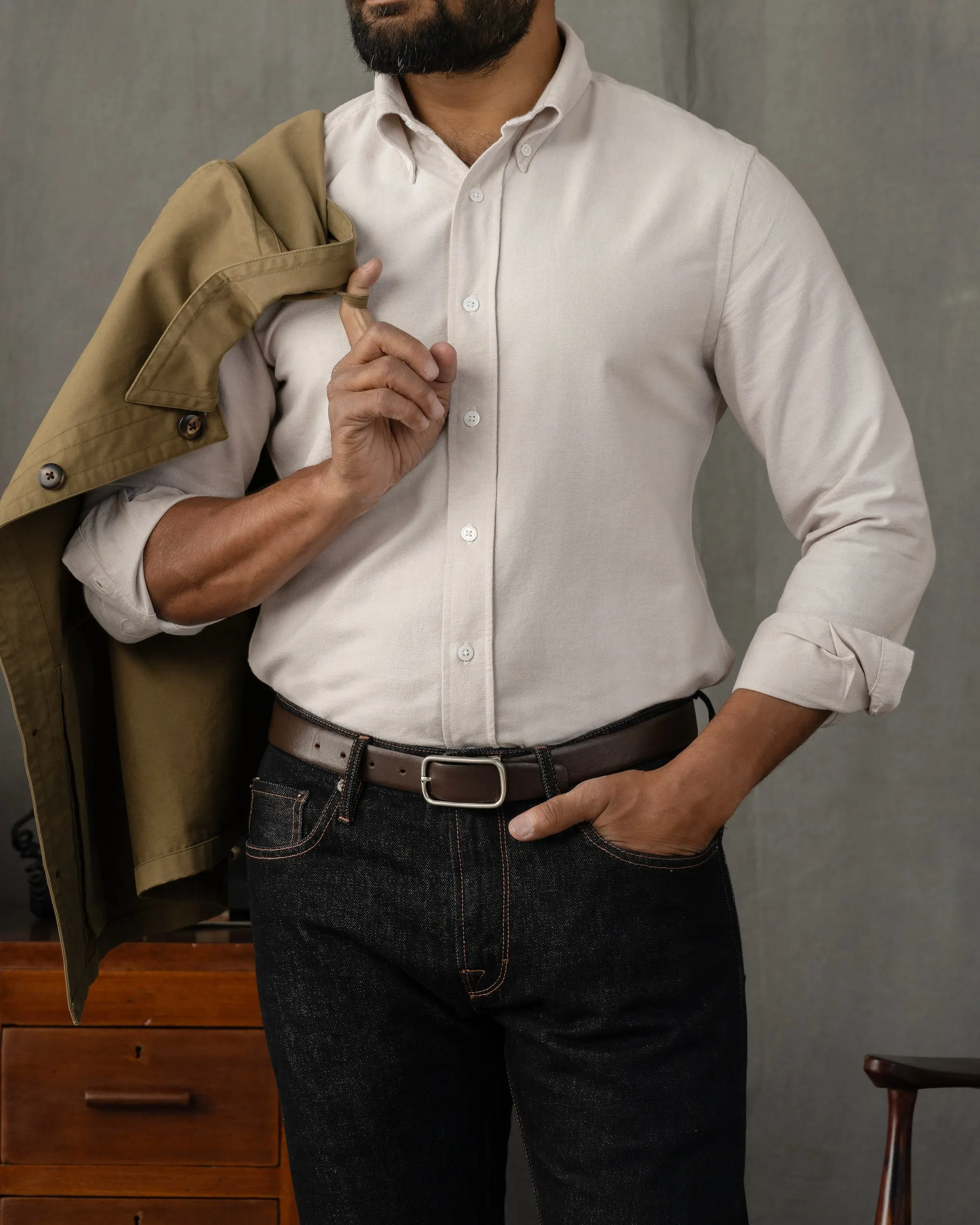 Cardiff in Brushed Oxford